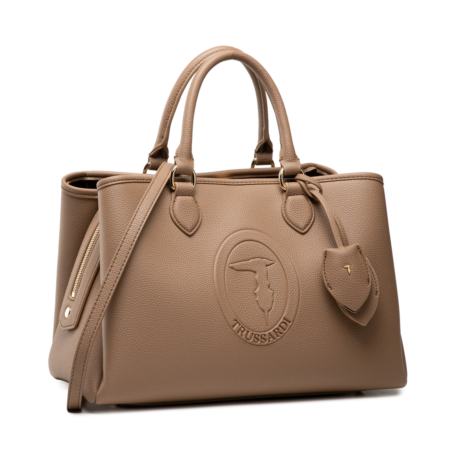 Trussardi Kabelka Iris Tote Md 75B01097 Hnědá - Pepit.cz