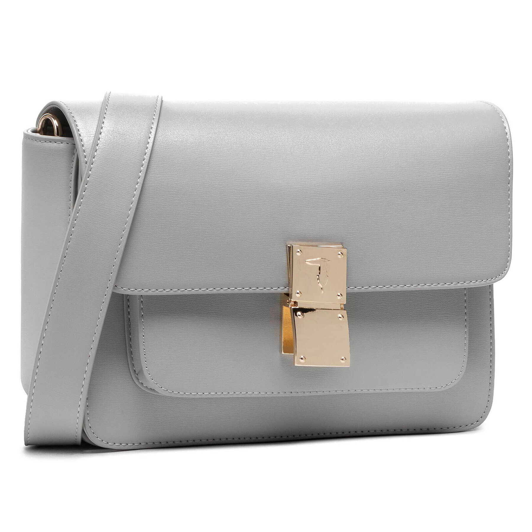 Trussardi Kabelka Lione Shoulder Md 75B00952 Šedá - Pepit.cz