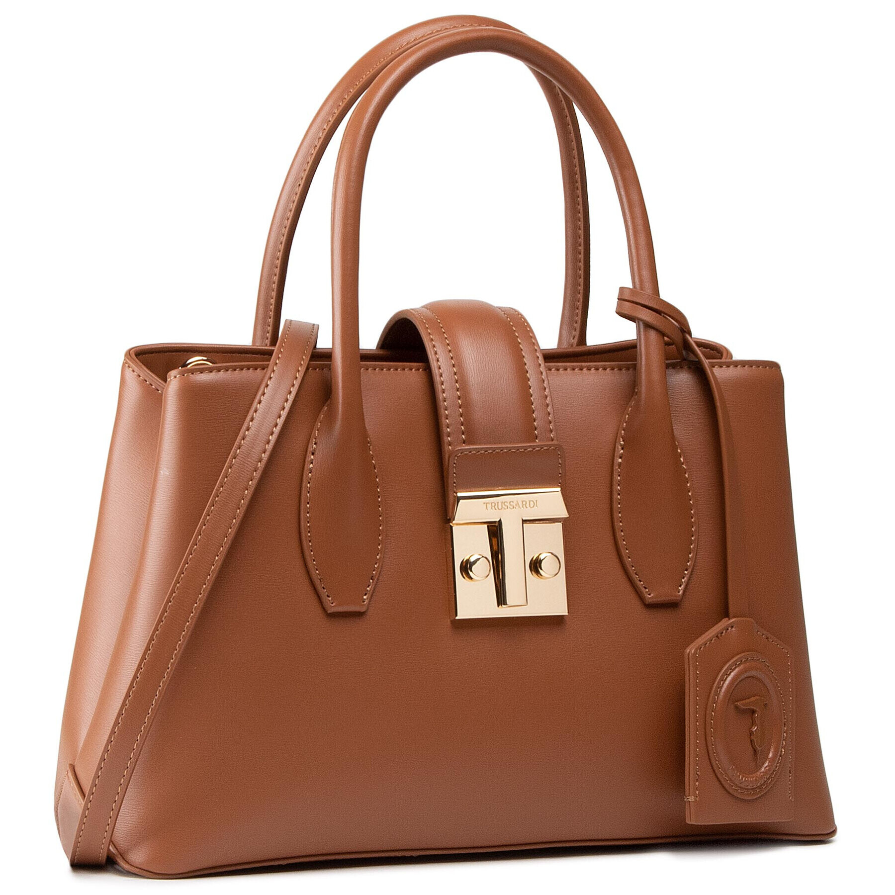 Trussardi Kabelka Pre Tulip Tote Sm 75B01090 Hnědá - Pepit.cz