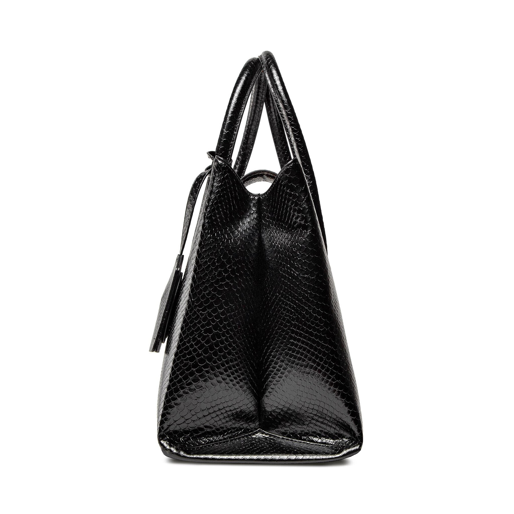 Trussardi Kabelka Tulip Tote Md Phyton 75B01089 Černá - Pepit.cz