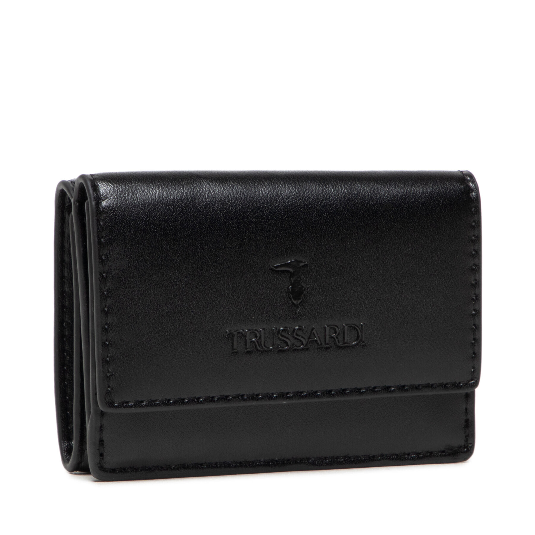 Trussardi Malá dámská peněženka Claire Continental 75W00298 Černá - Pepit.cz