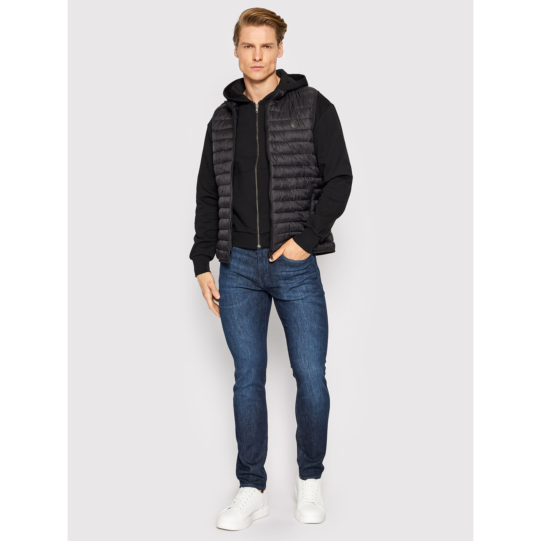 Trussardi Mikina 52F00233 Černá Regular Fit - Pepit.cz