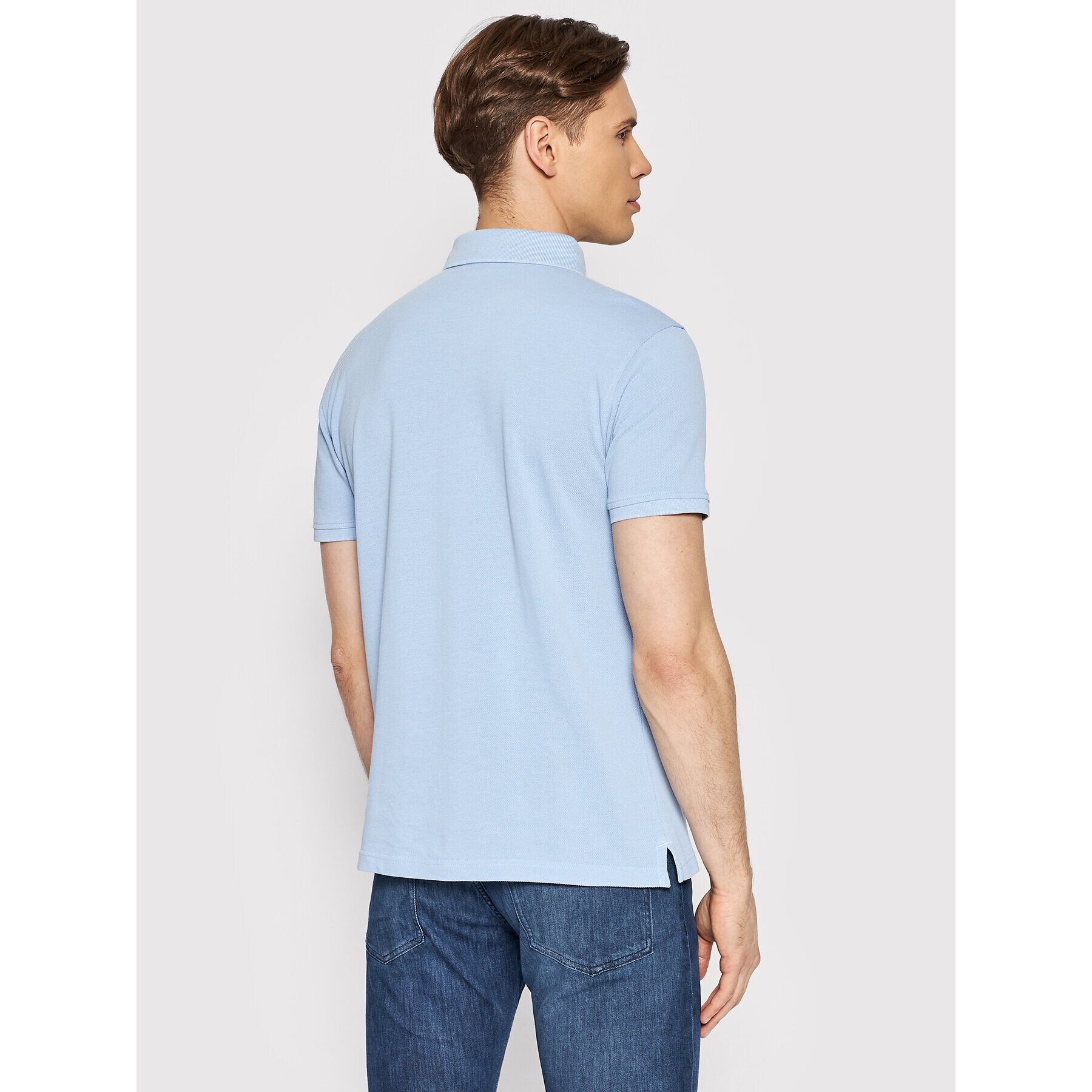 Trussardi Polokošile 52T00597 Modrá Regular Fit - Pepit.cz