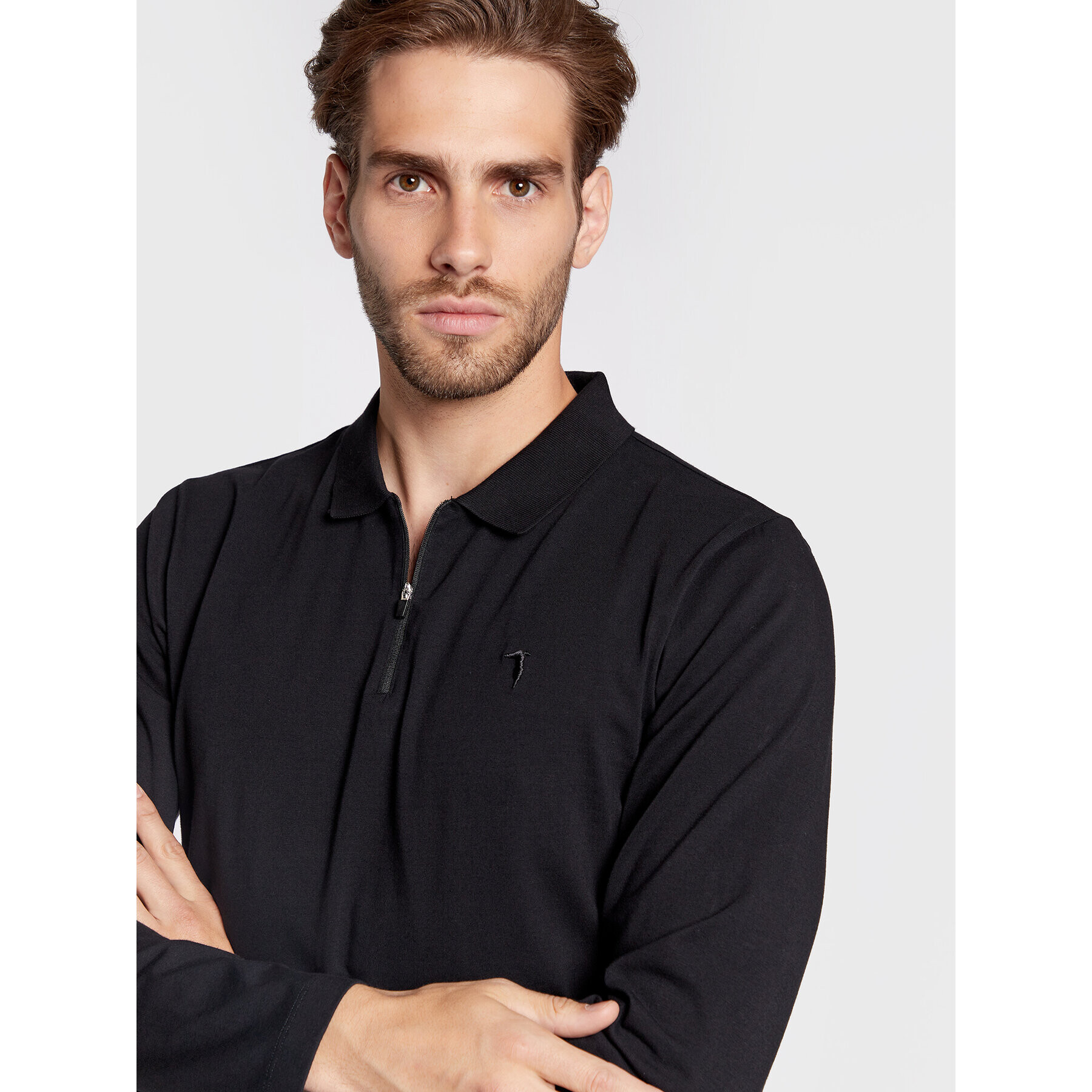 Trussardi Polokošile 52T00640 Černá Regular Fit - Pepit.cz