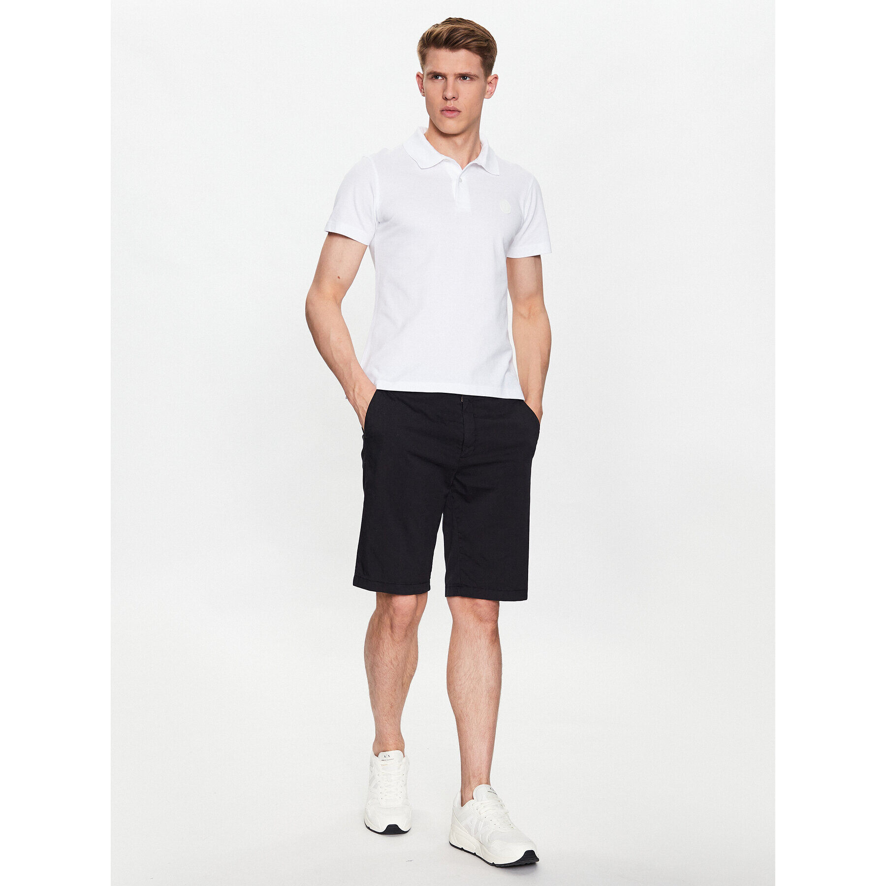 Trussardi Polokošile 52T00733 Bílá Regular Fit - Pepit.cz