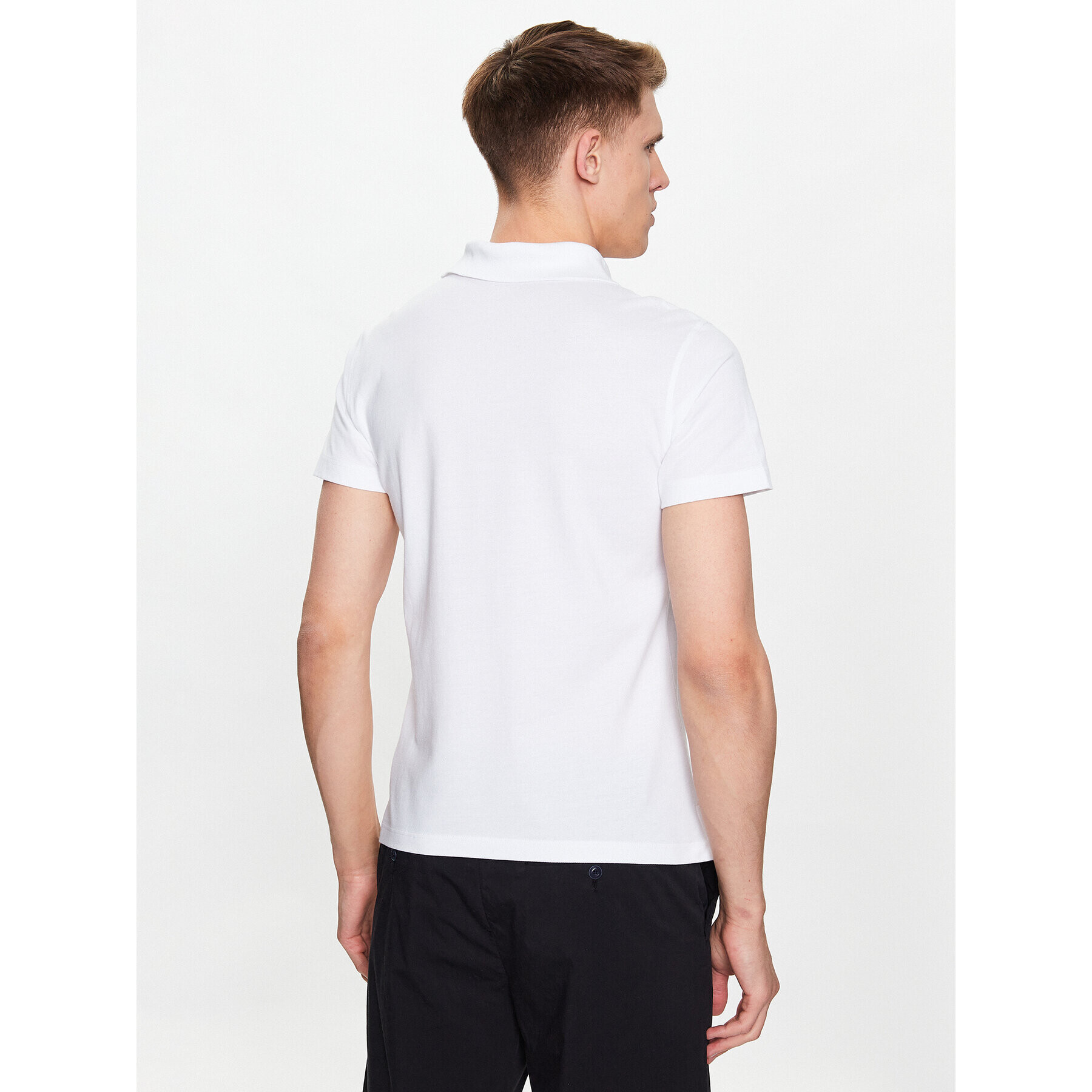 Trussardi Polokošile 52T00733 Bílá Regular Fit - Pepit.cz