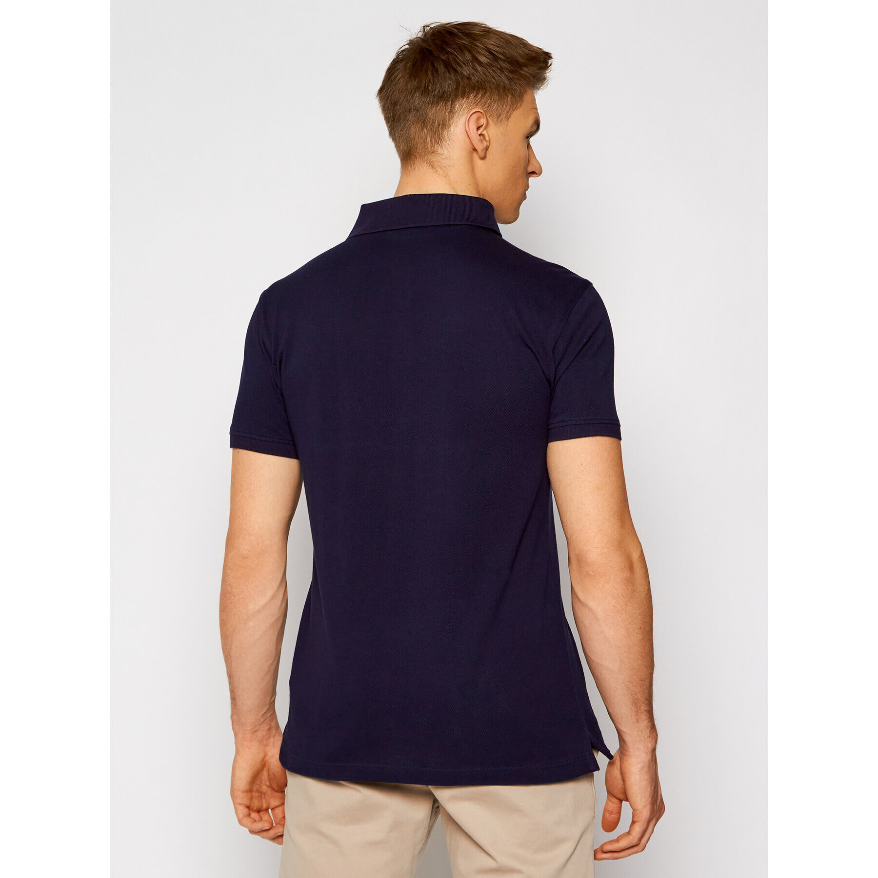 Trussardi Polokošile Piquet 52T00492 Tmavomodrá Regular Fit - Pepit.cz