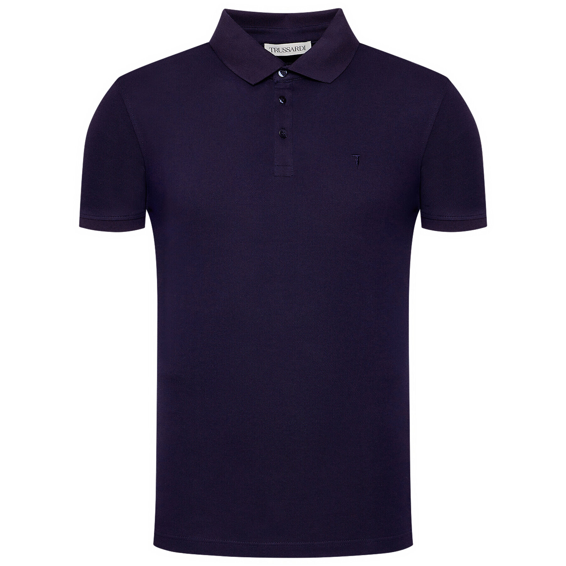 Trussardi Polokošile Piquet 52T00492 Tmavomodrá Regular Fit - Pepit.cz