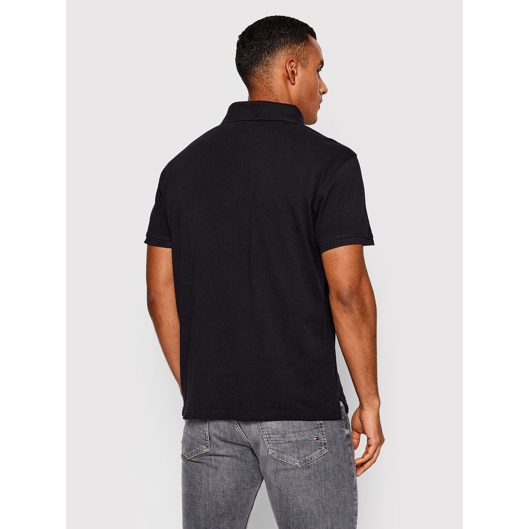 Trussardi Polokošile Piquet 52T00597 Černá Regular Fit - Pepit.cz