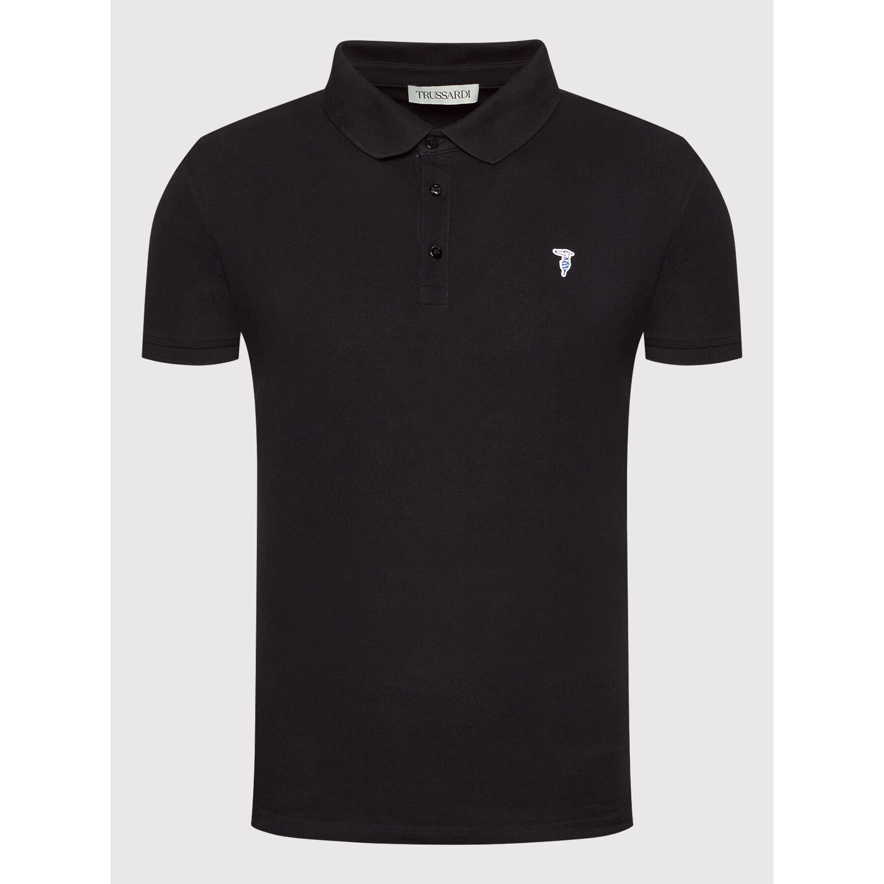 Trussardi Polokošile Piquet 52T00597 Černá Regular Fit - Pepit.cz