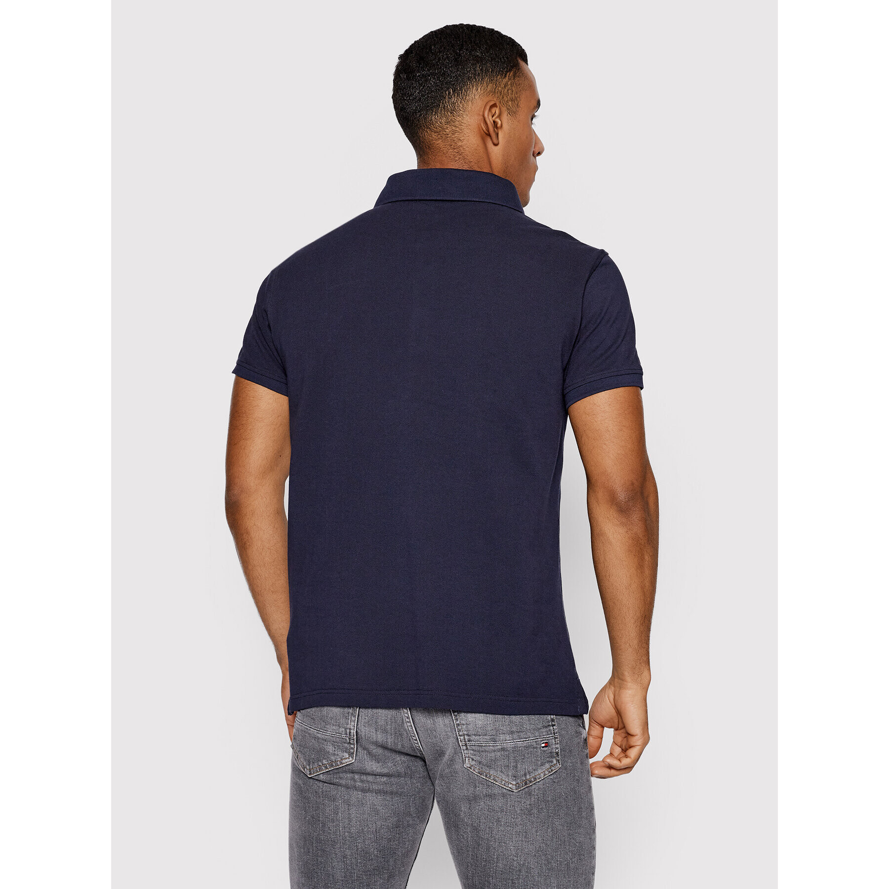 Trussardi Polokošile Piquet 52T00597 Tmavomodrá Regular Fit - Pepit.cz