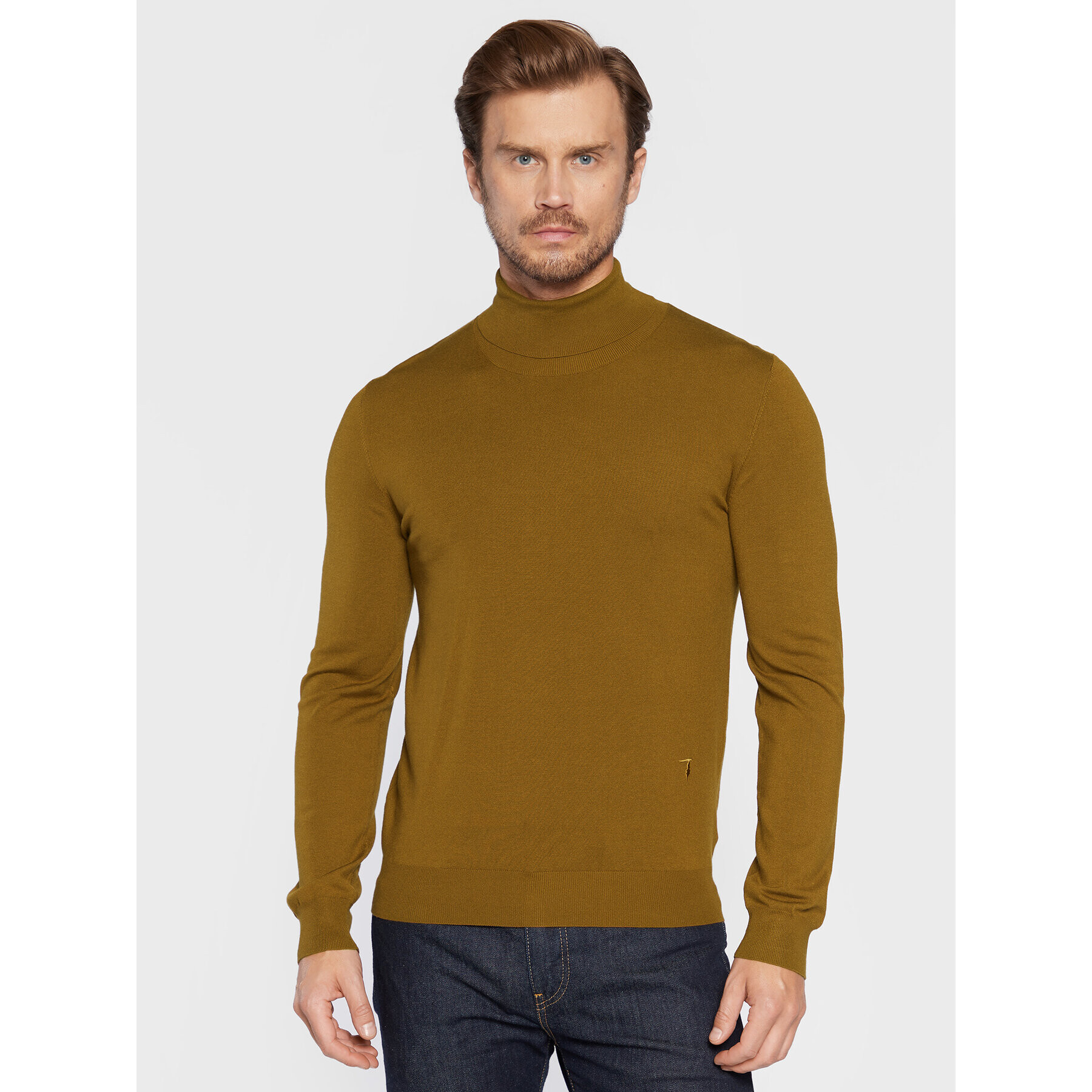 Trussardi Rolák 52M00629 Hnědá Regular Fit - Pepit.cz