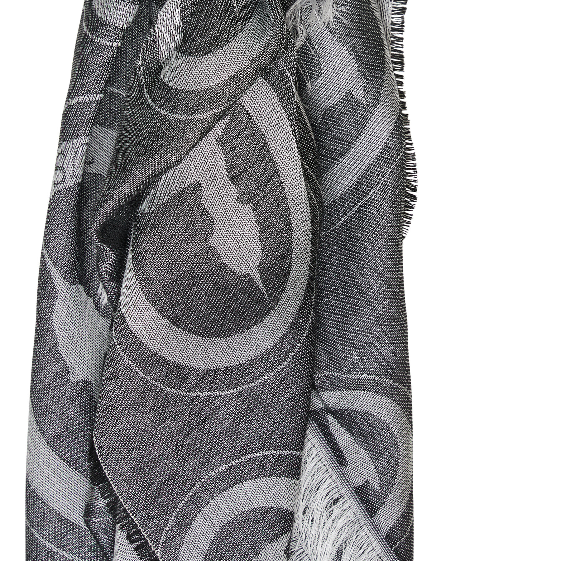 Trussardi Šál Pashmina Ovali Jacquard 57Z00176 Šedá - Pepit.cz