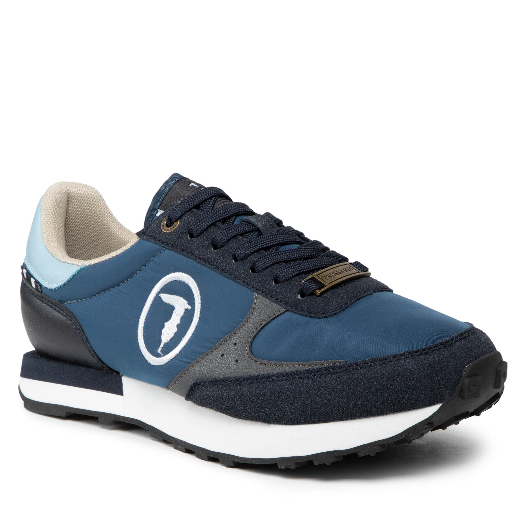 Trussardi Sneakersy 77A00409 Tmavomodrá - Pepit.cz