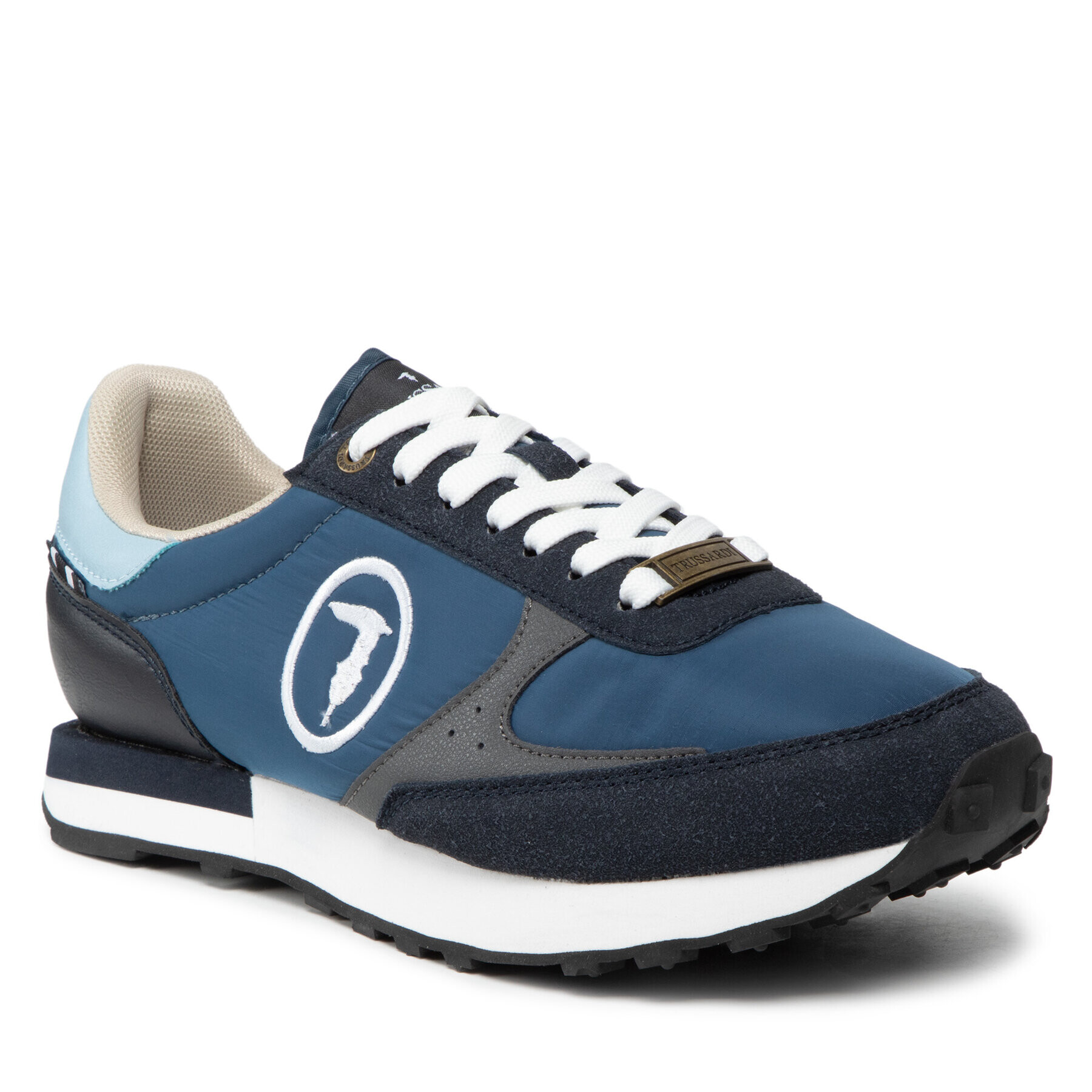 Trussardi Sneakersy 77A00409 Tmavomodrá - Pepit.cz