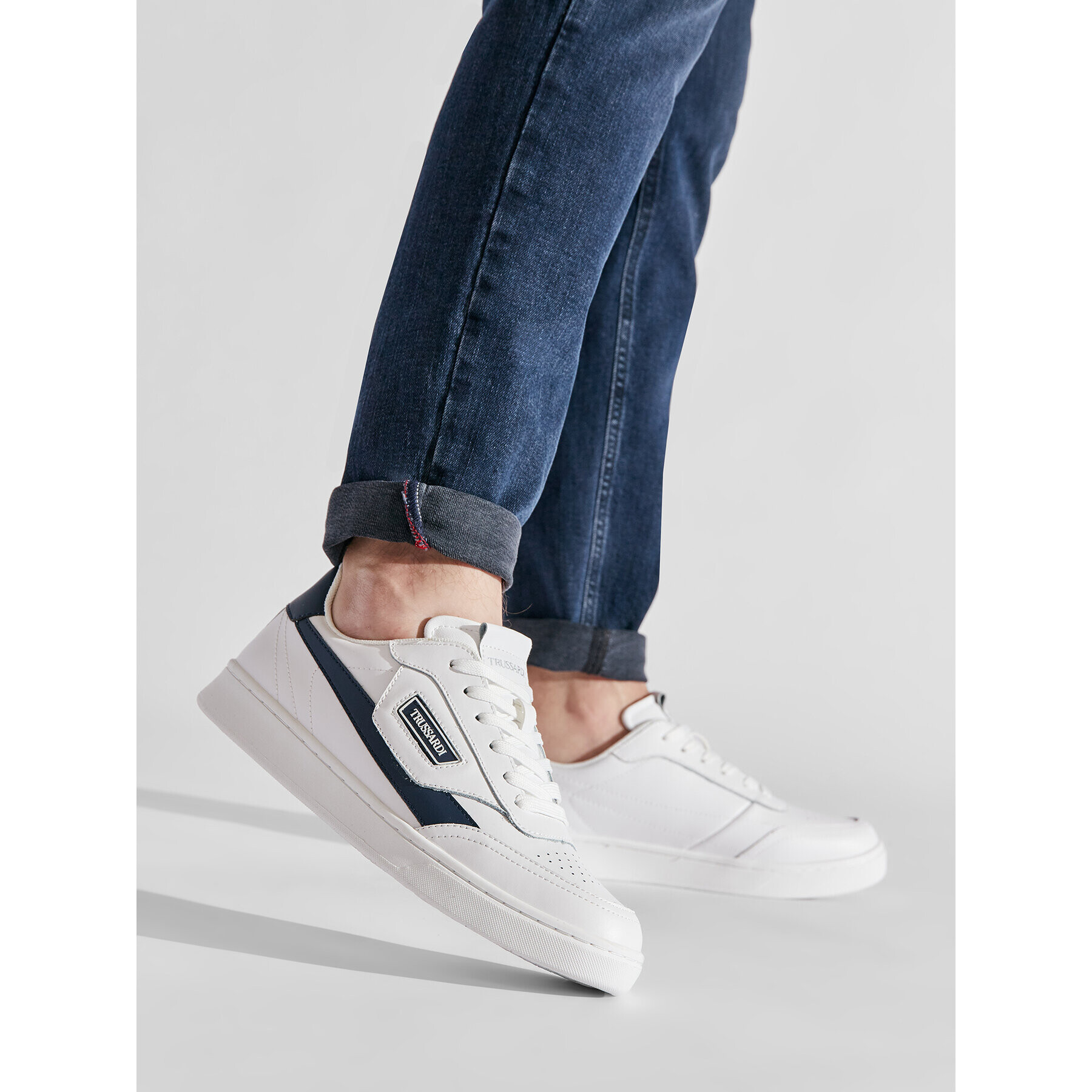 Trussardi Sneakersy 77A00417 Bílá - Pepit.cz