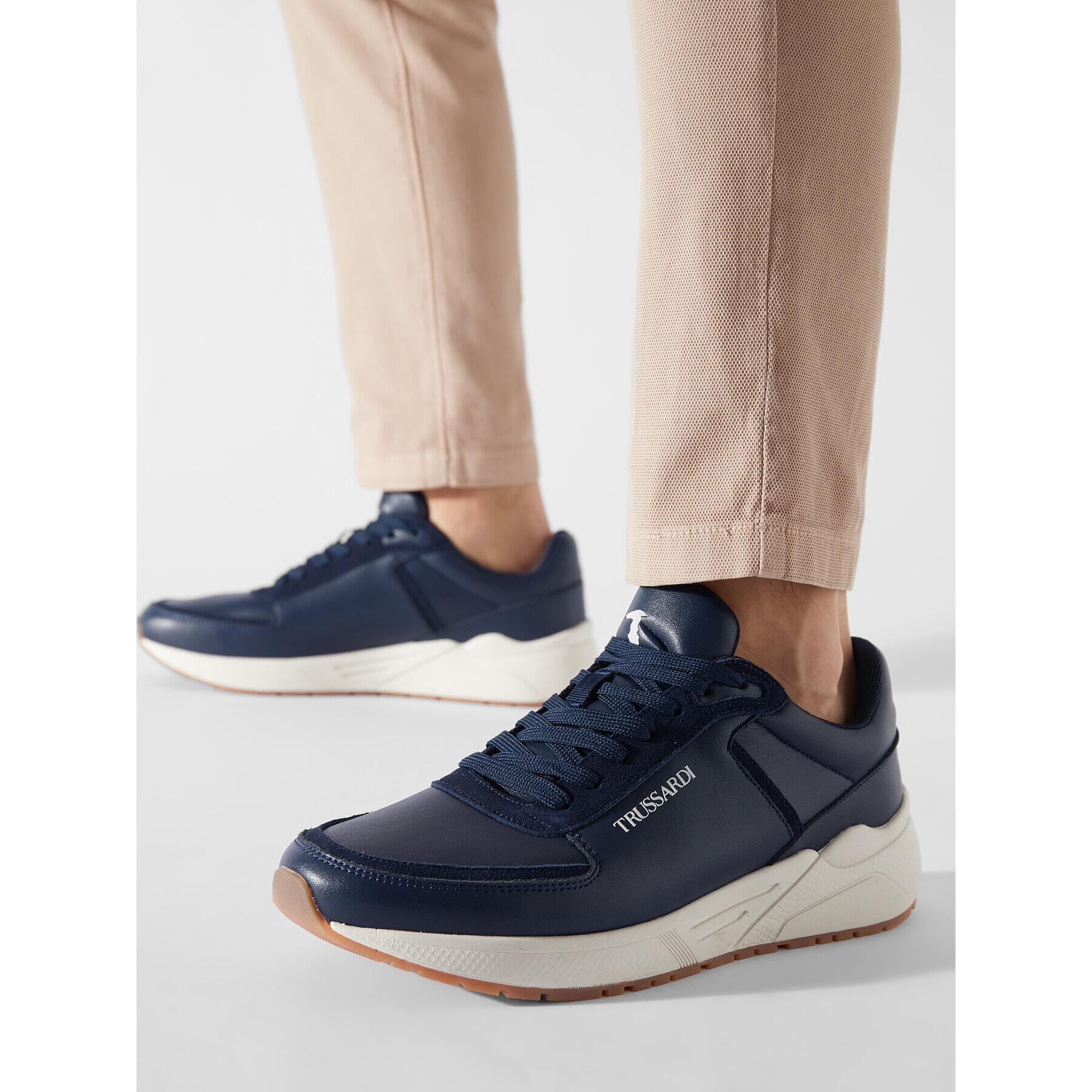 Trussardi Sneakersy 77A00467 Tmavomodrá - Pepit.cz