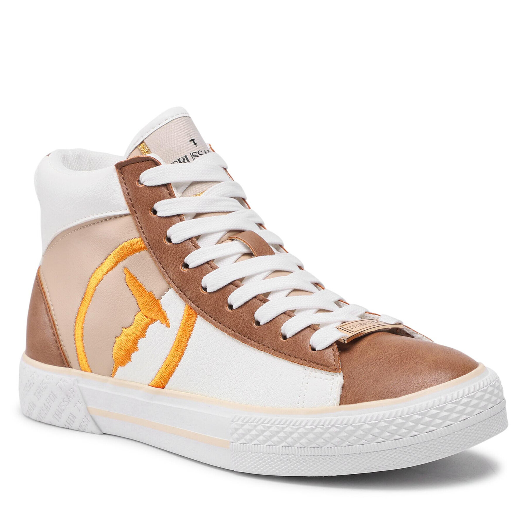 Trussardi Sneakersy 79A00737 Béžová - Pepit.cz