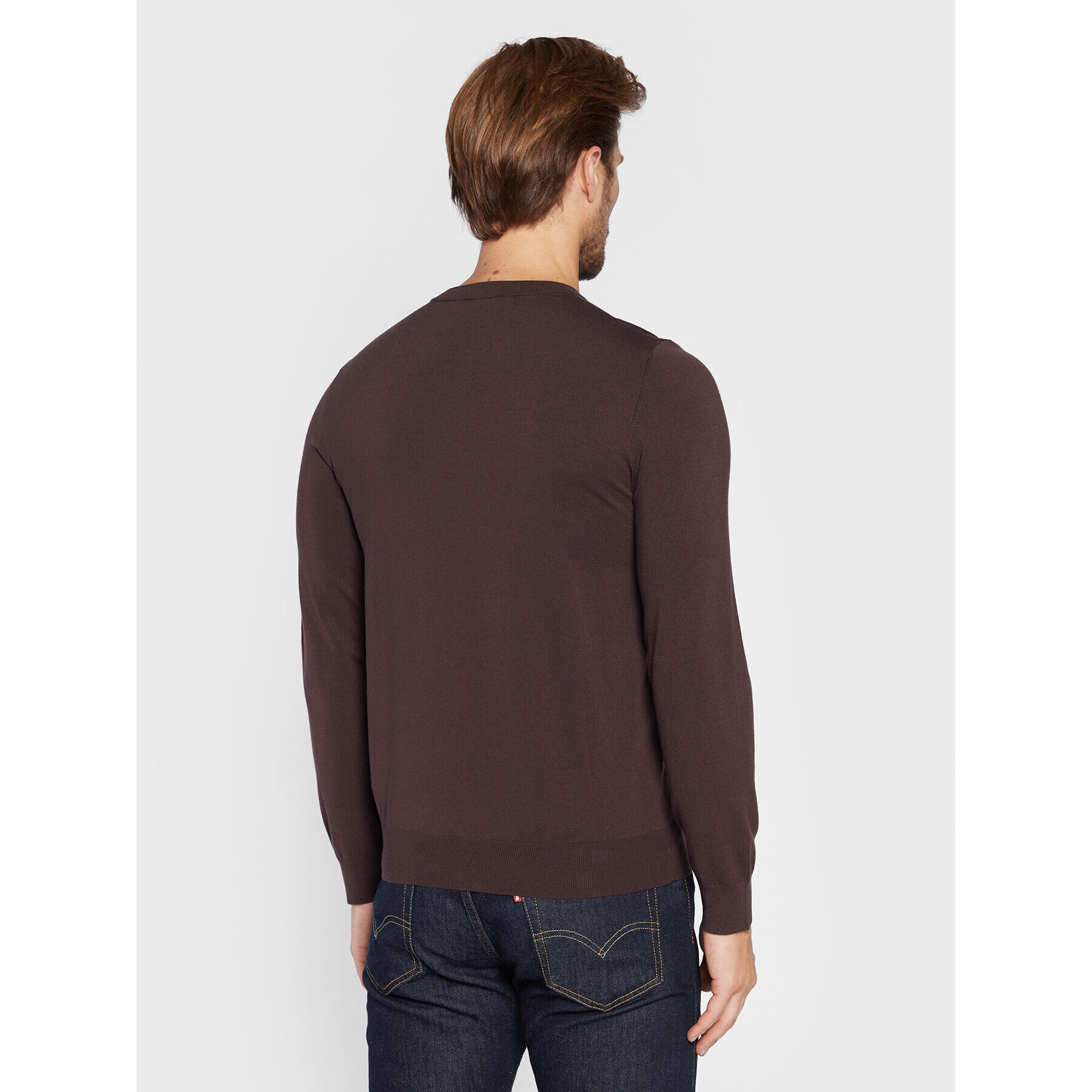 Trussardi Svetr 52M00628 Hnědá Regular Fit - Pepit.cz