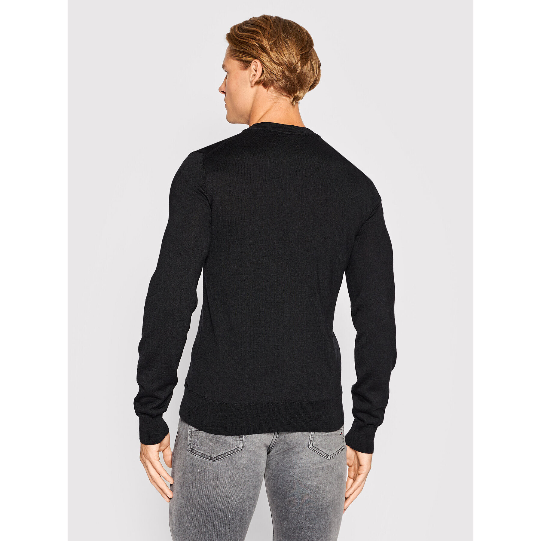 Trussardi Svetr Wool Blend 52M00645 Černá Regular Fit - Pepit.cz