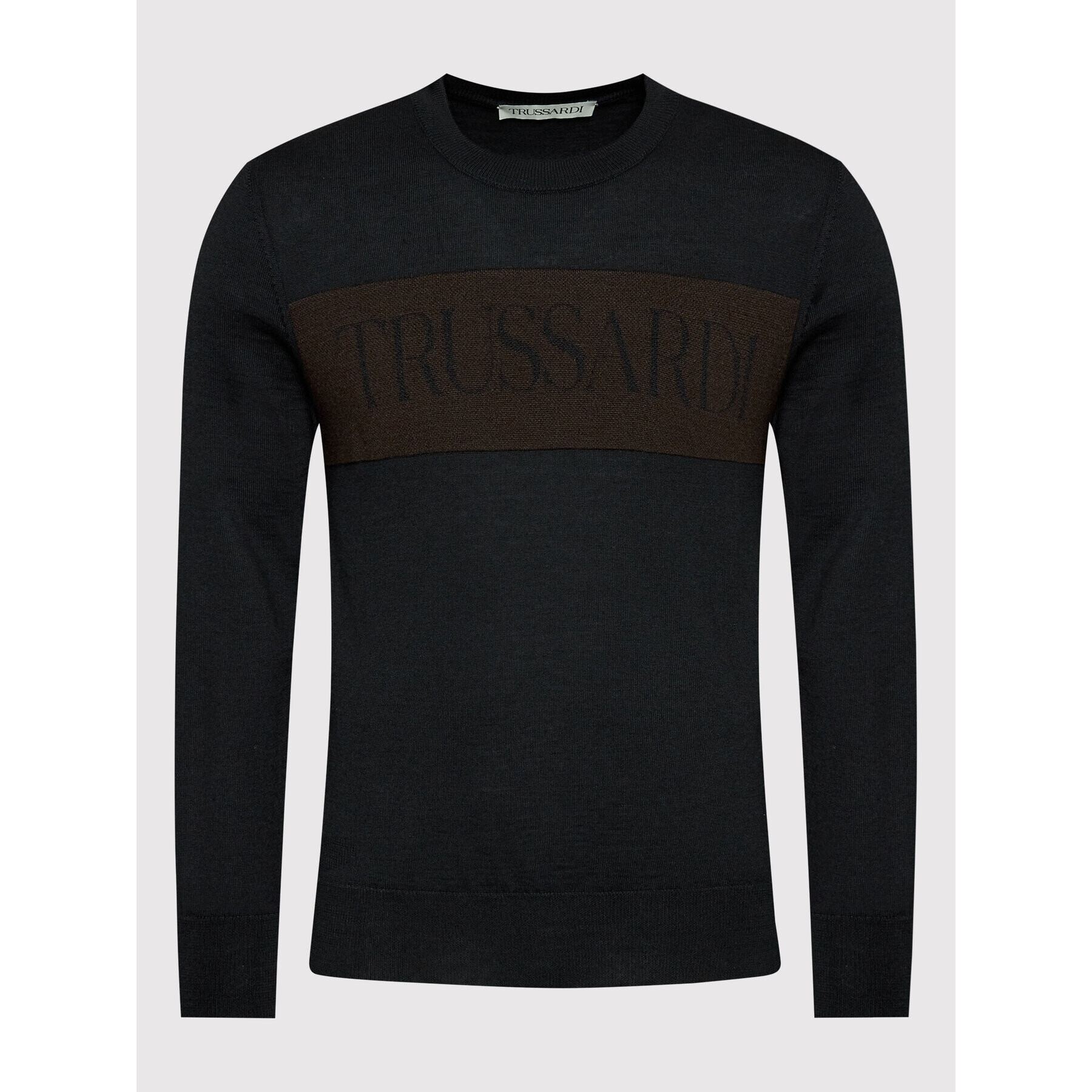 Trussardi Svetr Wool Blend 52M00645 Černá Regular Fit - Pepit.cz