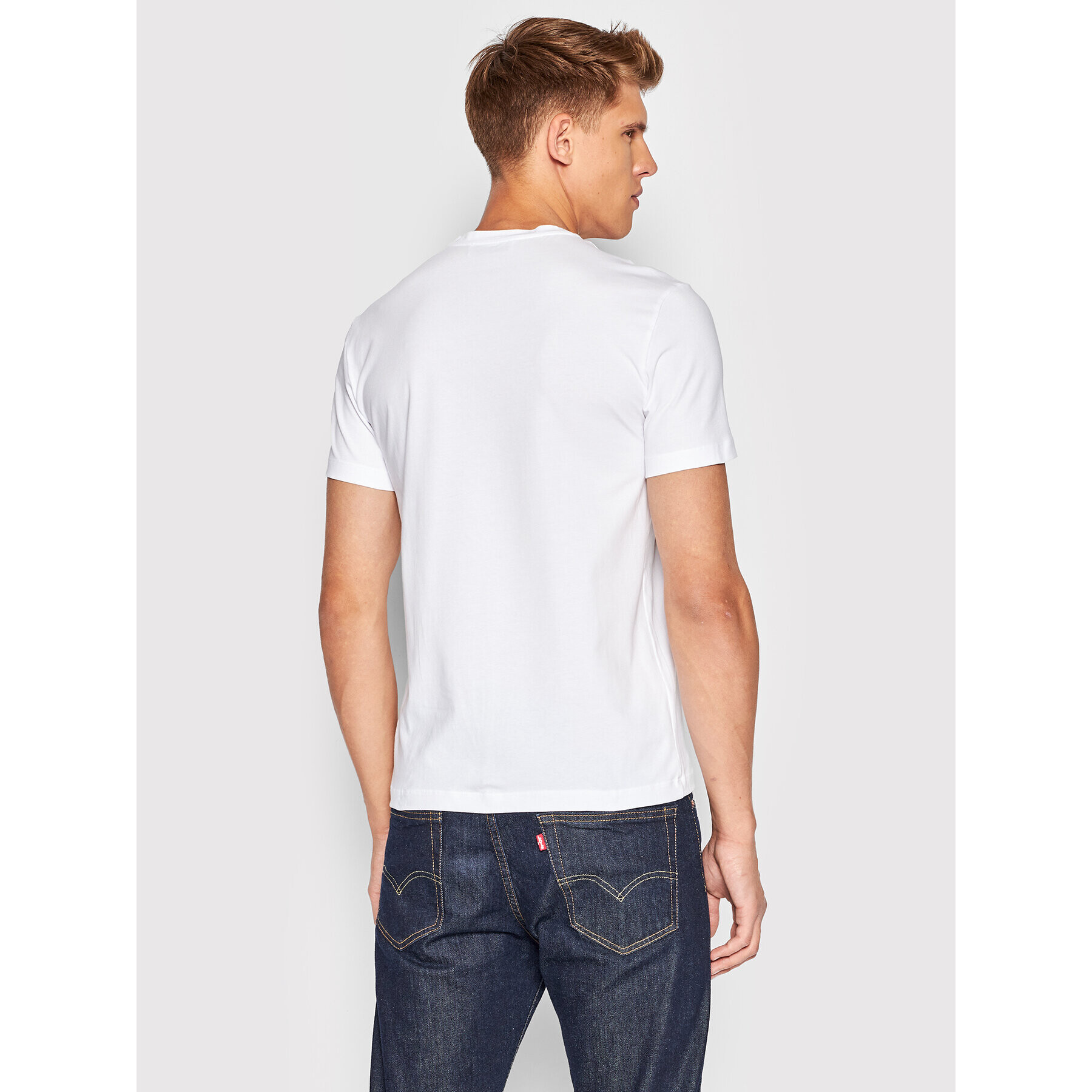 Trussardi T-Shirt 52T00652 Bílá Slim Fit - Pepit.cz