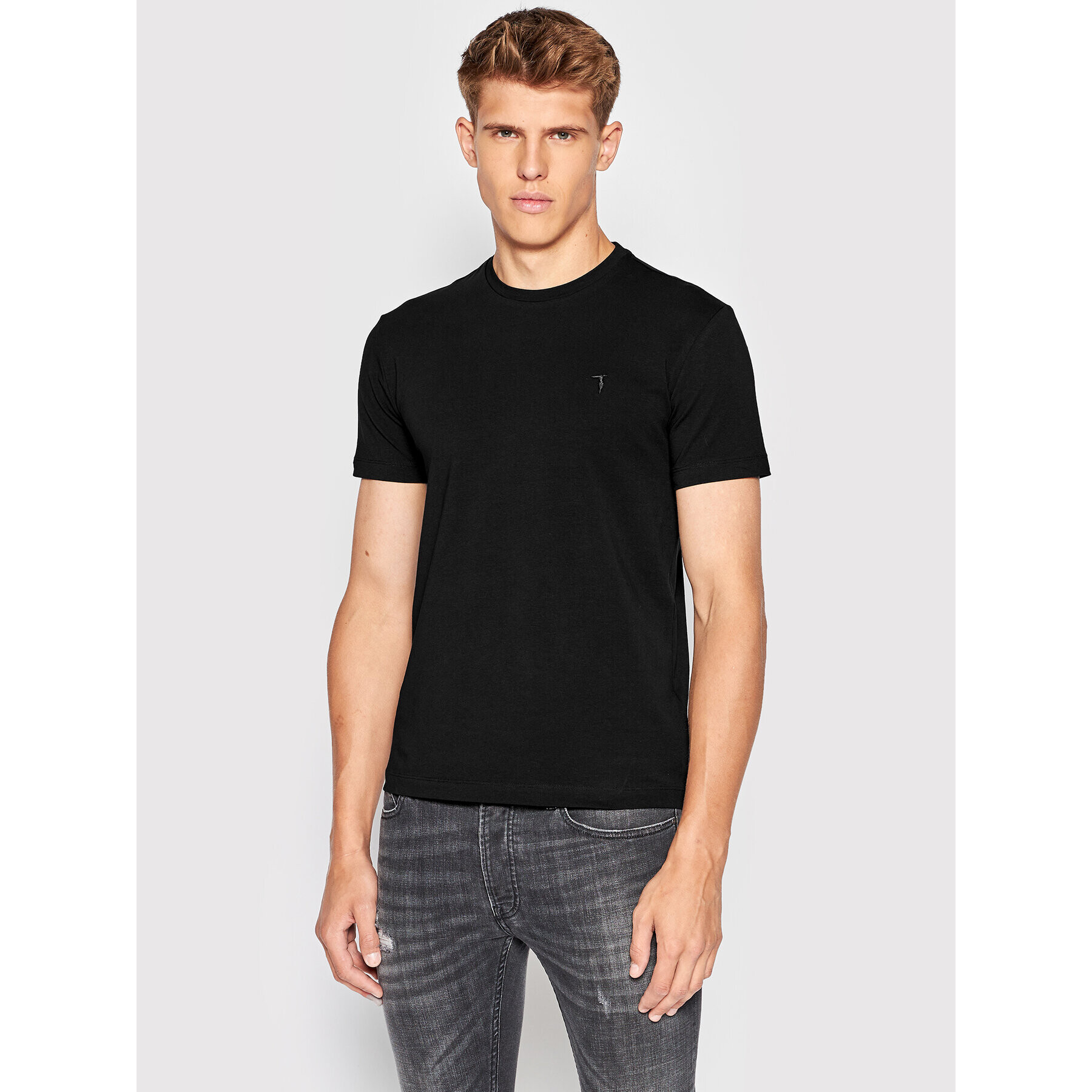 Trussardi T-Shirt 52T00652 Černá Slim Fit - Pepit.cz