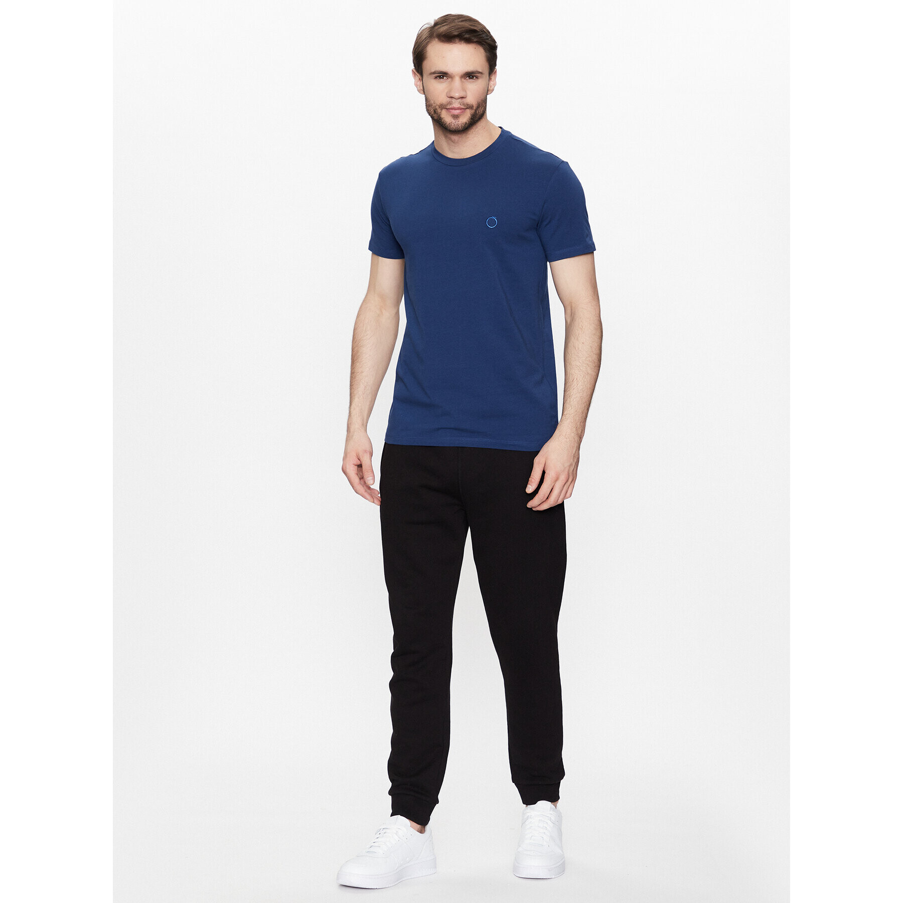 Trussardi T-Shirt 52T00715 Modrá Regular Fit - Pepit.cz