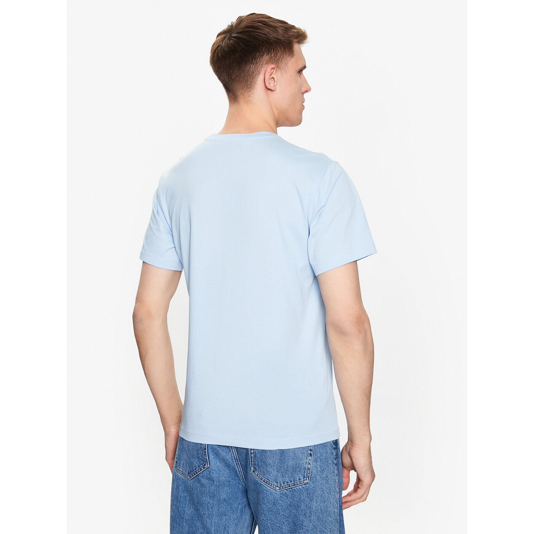 Trussardi T-Shirt 52T00724 Modrá Regular Fit - Pepit.cz