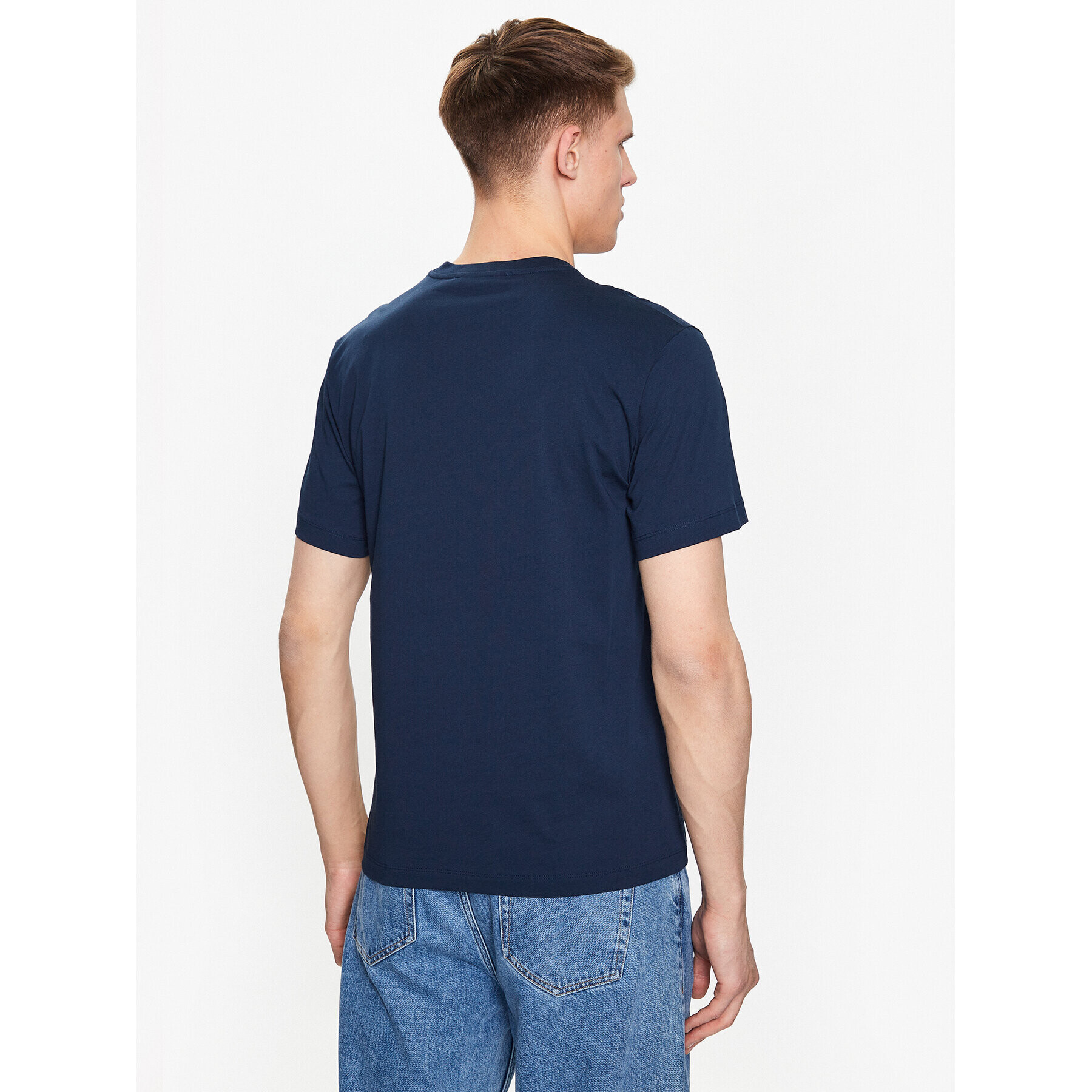 Trussardi T-Shirt 52T00735 Tmavomodrá Regular Fit - Pepit.cz