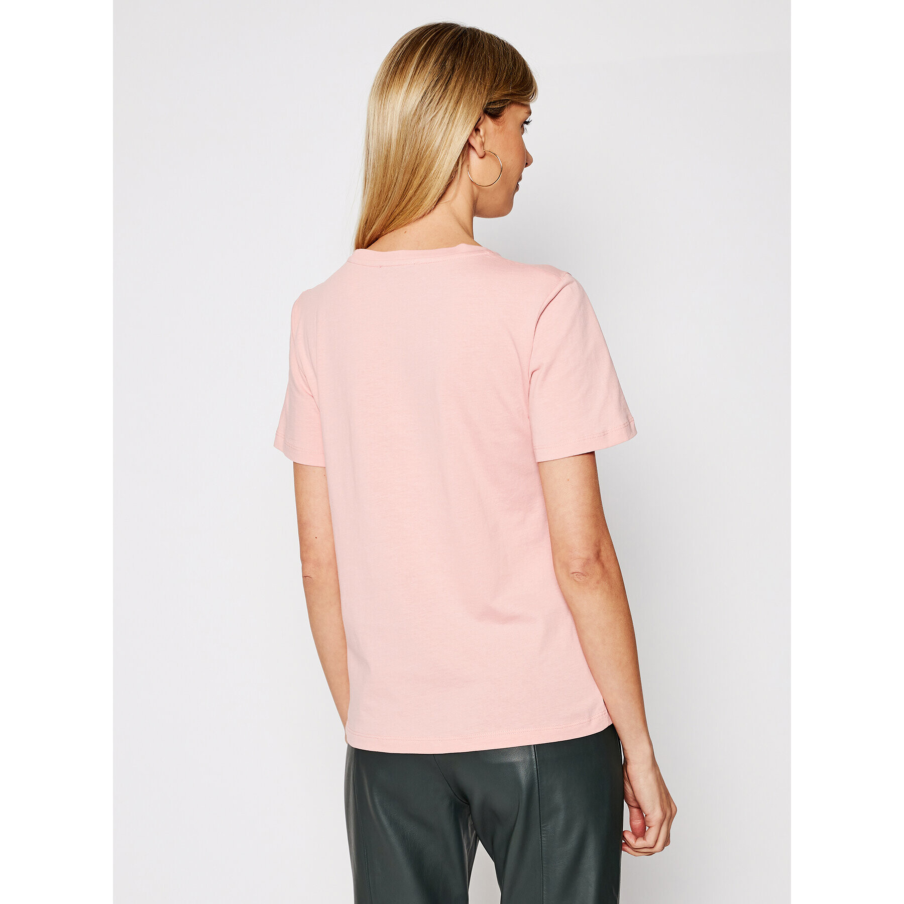 Trussardi T-Shirt 56T00371 Růžová Regular Fit - Pepit.cz