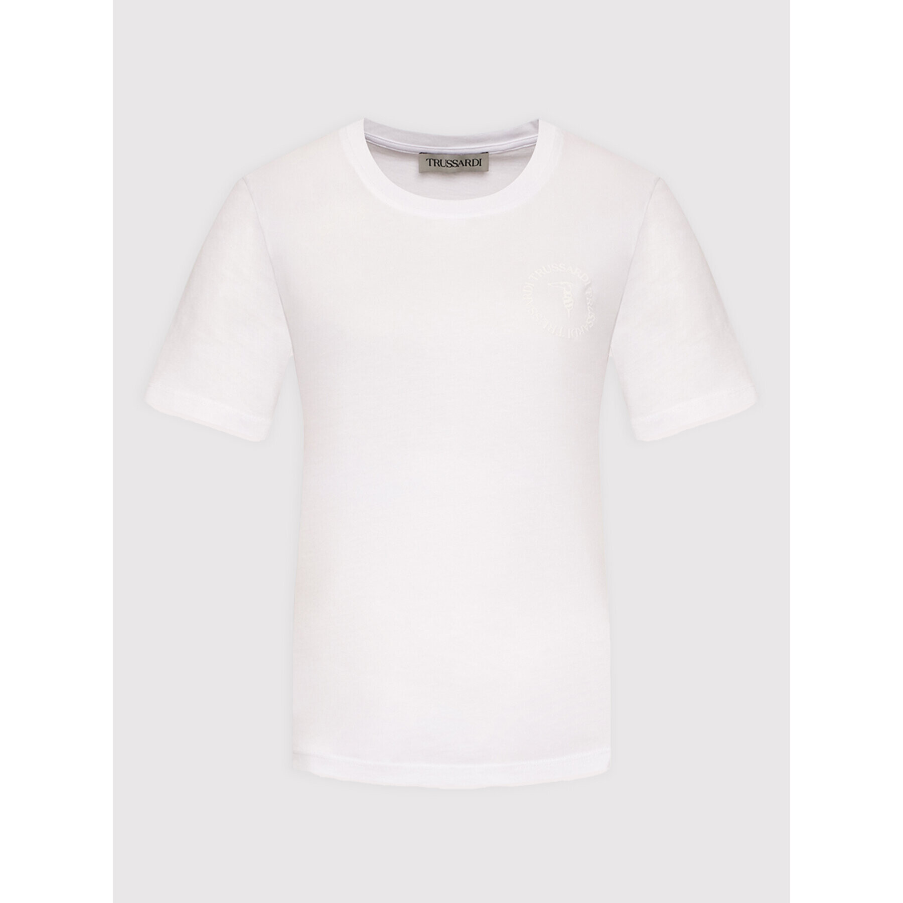 Trussardi T-Shirt 56T00483 Bílá Regular Fit - Pepit.cz