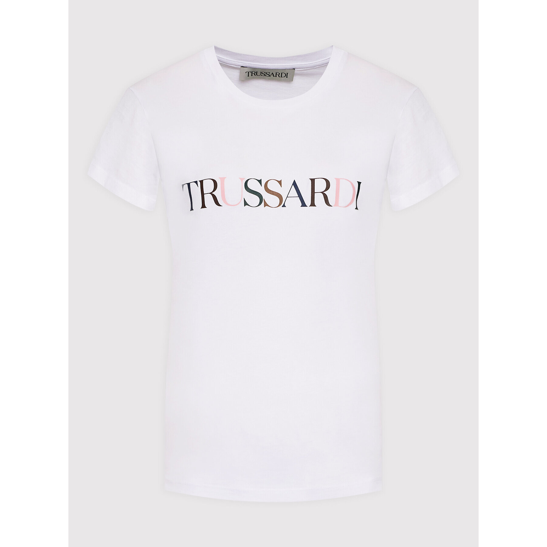 Trussardi T-Shirt 56T00507 Bílá Regular Fit - Pepit.cz