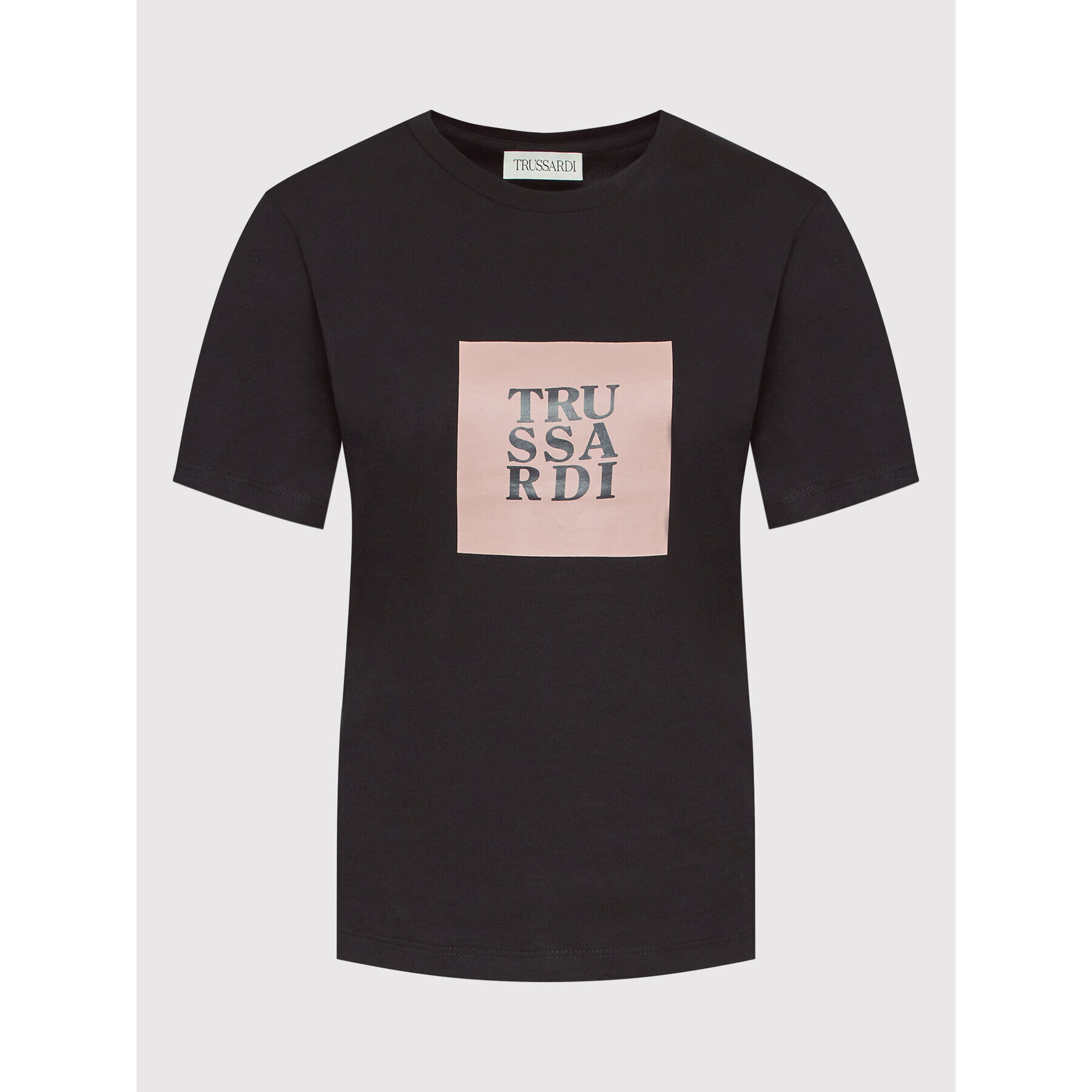 Trussardi T-Shirt Logo 56T00505 Černá Regular Fit - Pepit.cz