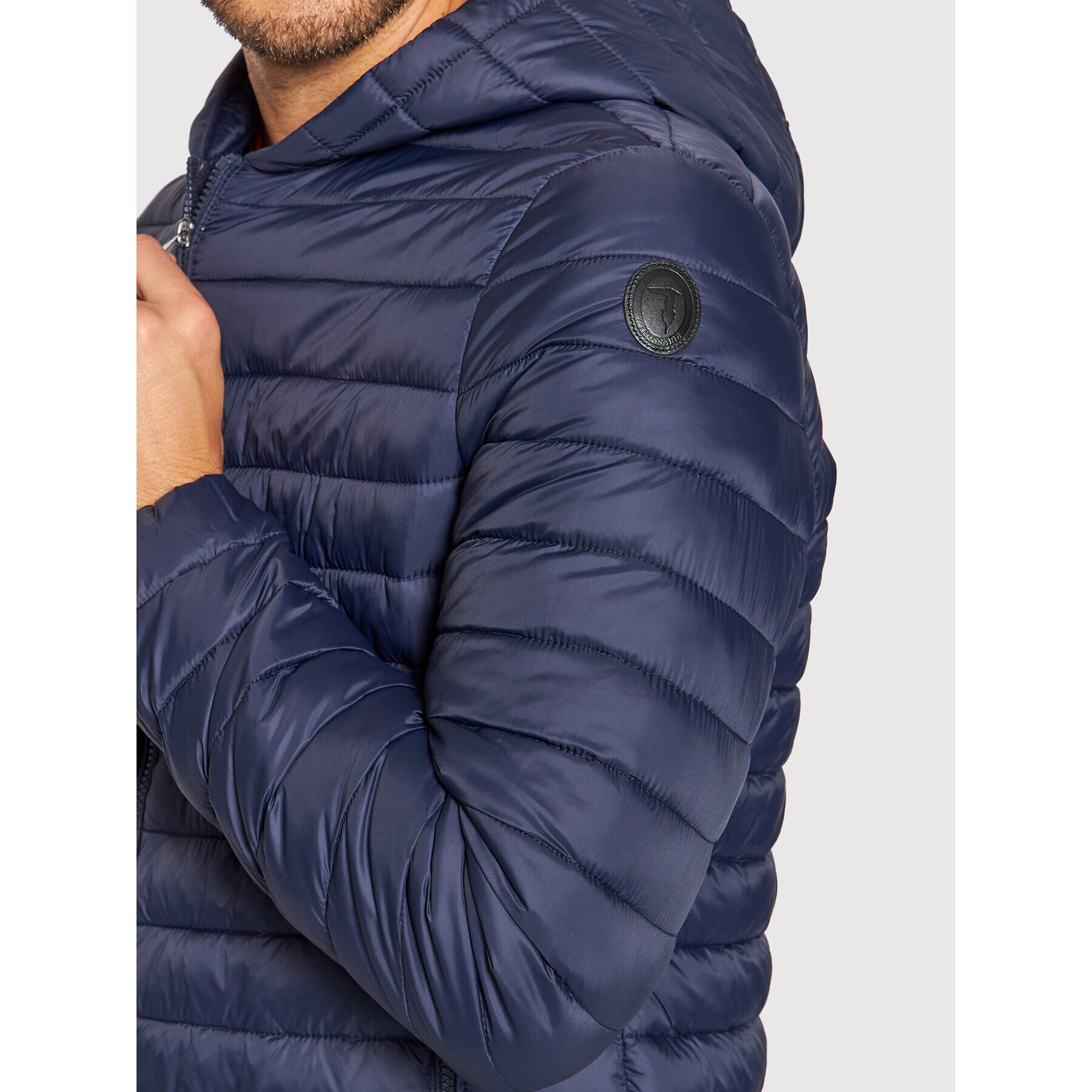 Trussardi Vatovaná bunda 1T001596 Tmavomodrá Regular Fit - Pepit.cz