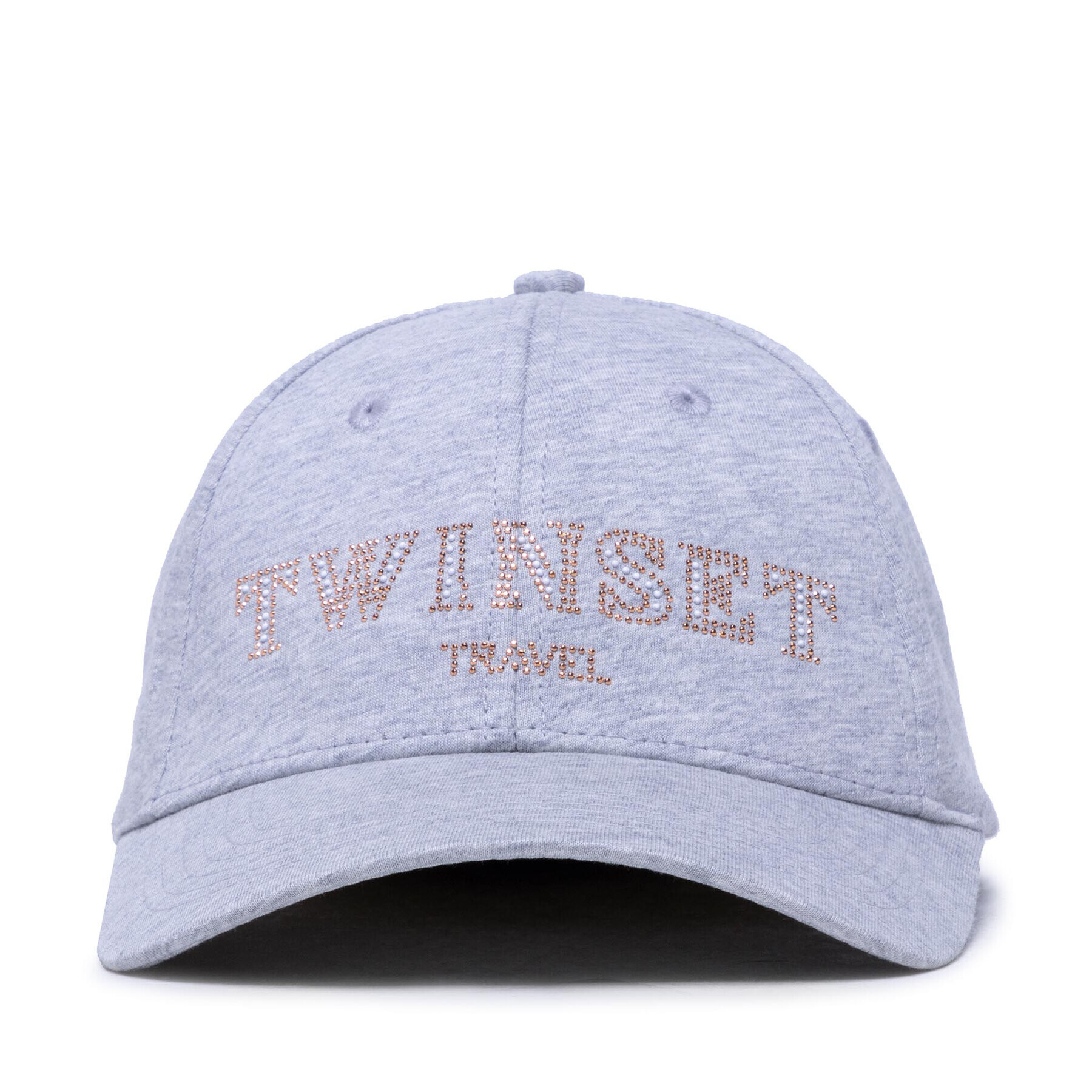 TWINSET Kšiltovka Cappello 212LI4ZHH Šedá - Pepit.cz