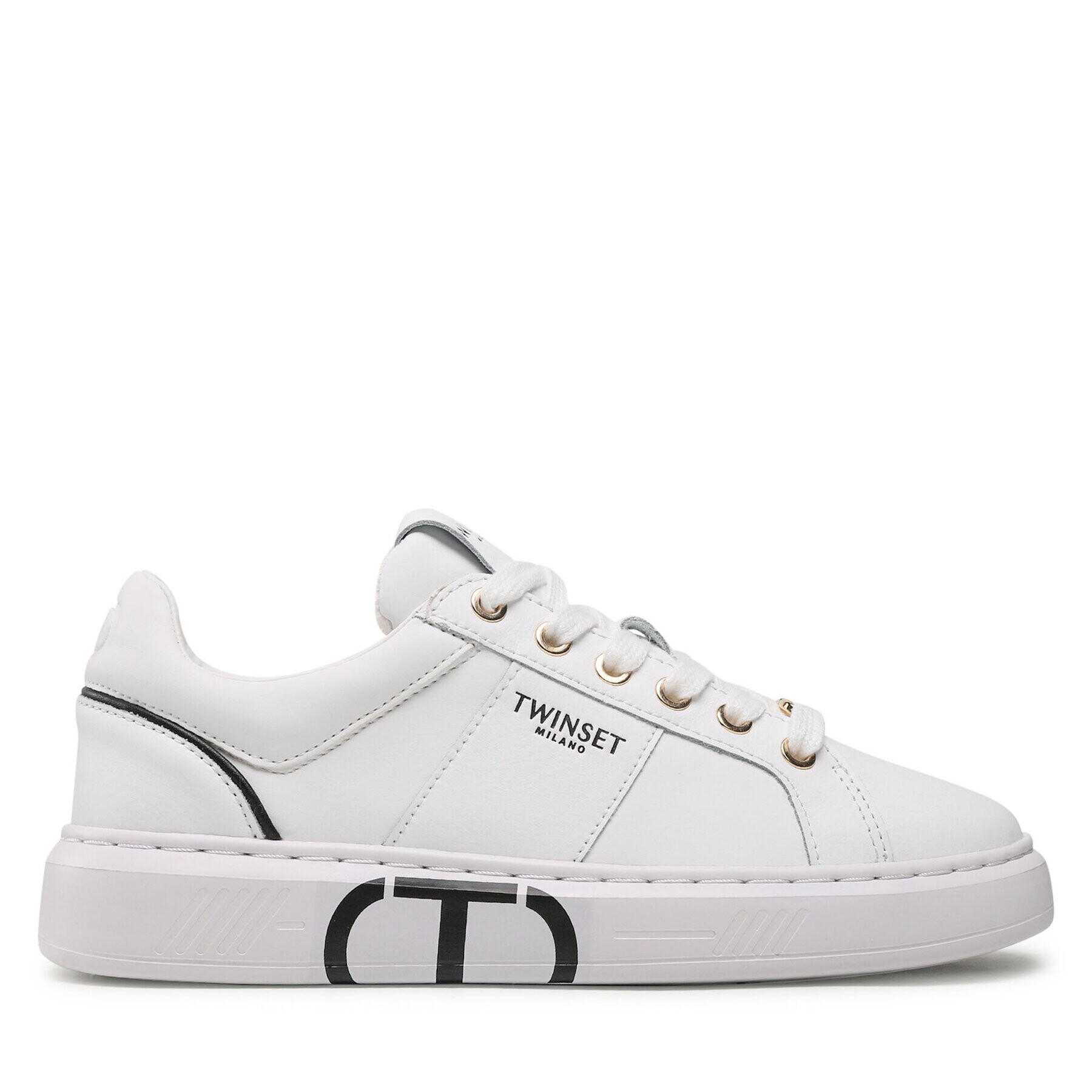 TWINSET Sneakersy 231TCP070 Bílá - Pepit.cz