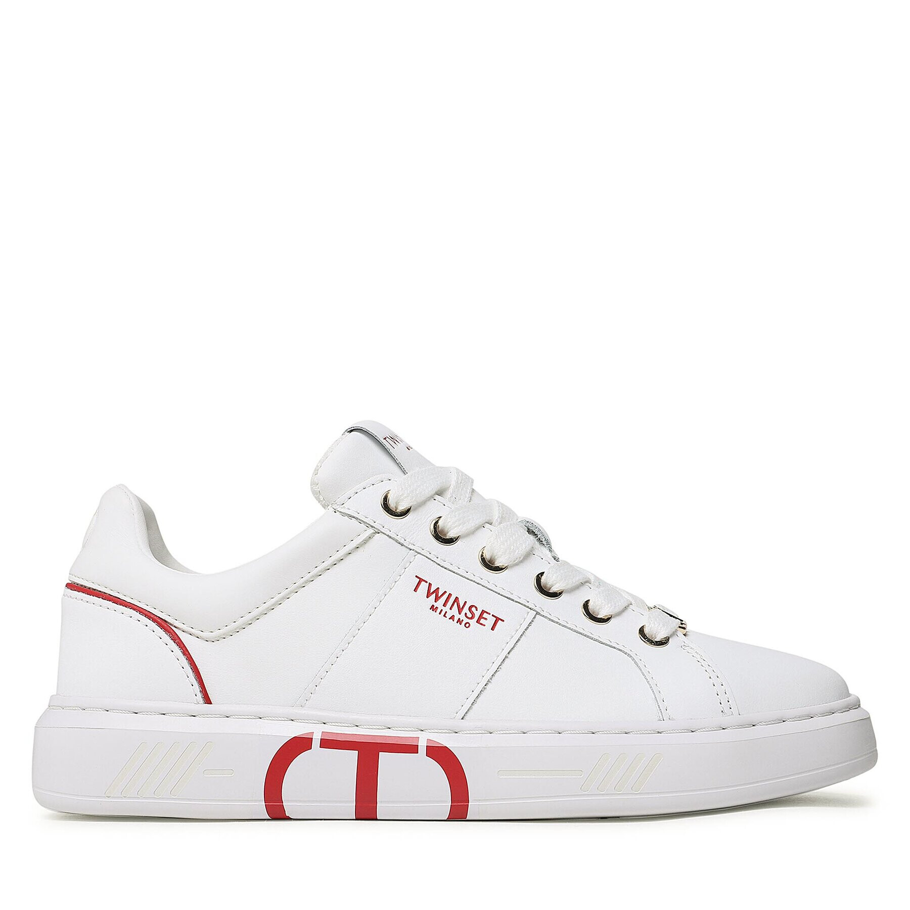 TWINSET Sneakersy 231TCP070 Bílá - Pepit.cz