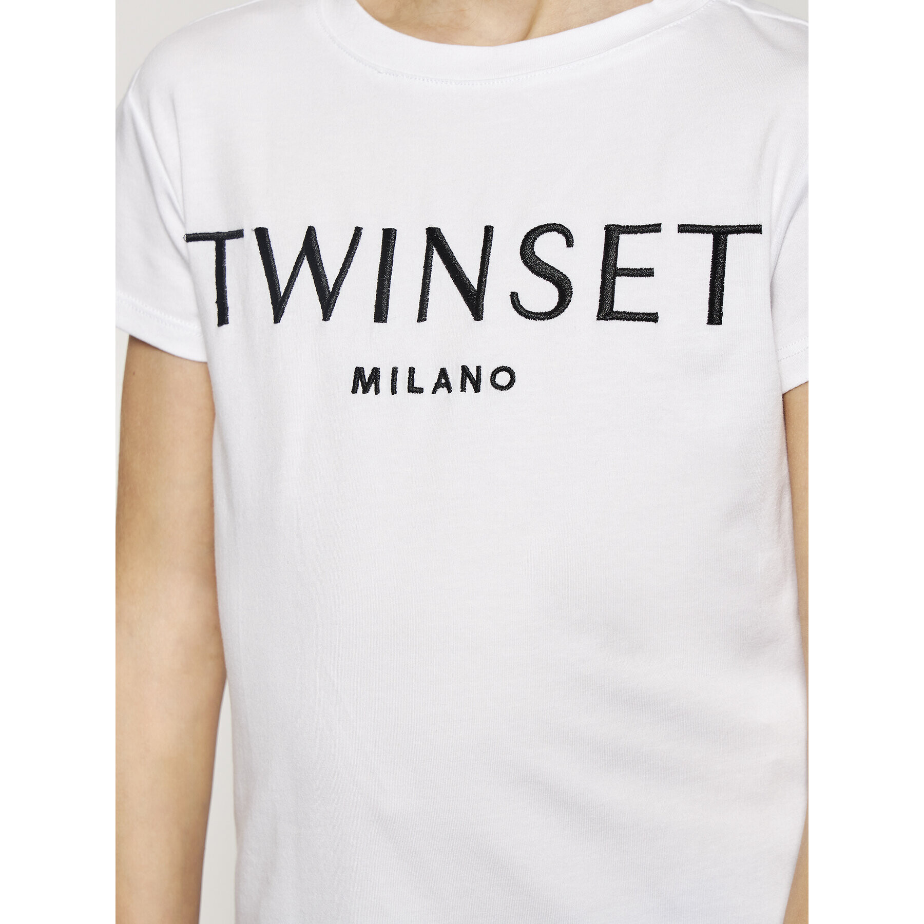 TWINSET T-Shirt 201GJ2370 M Bílá Regular Fit - Pepit.cz