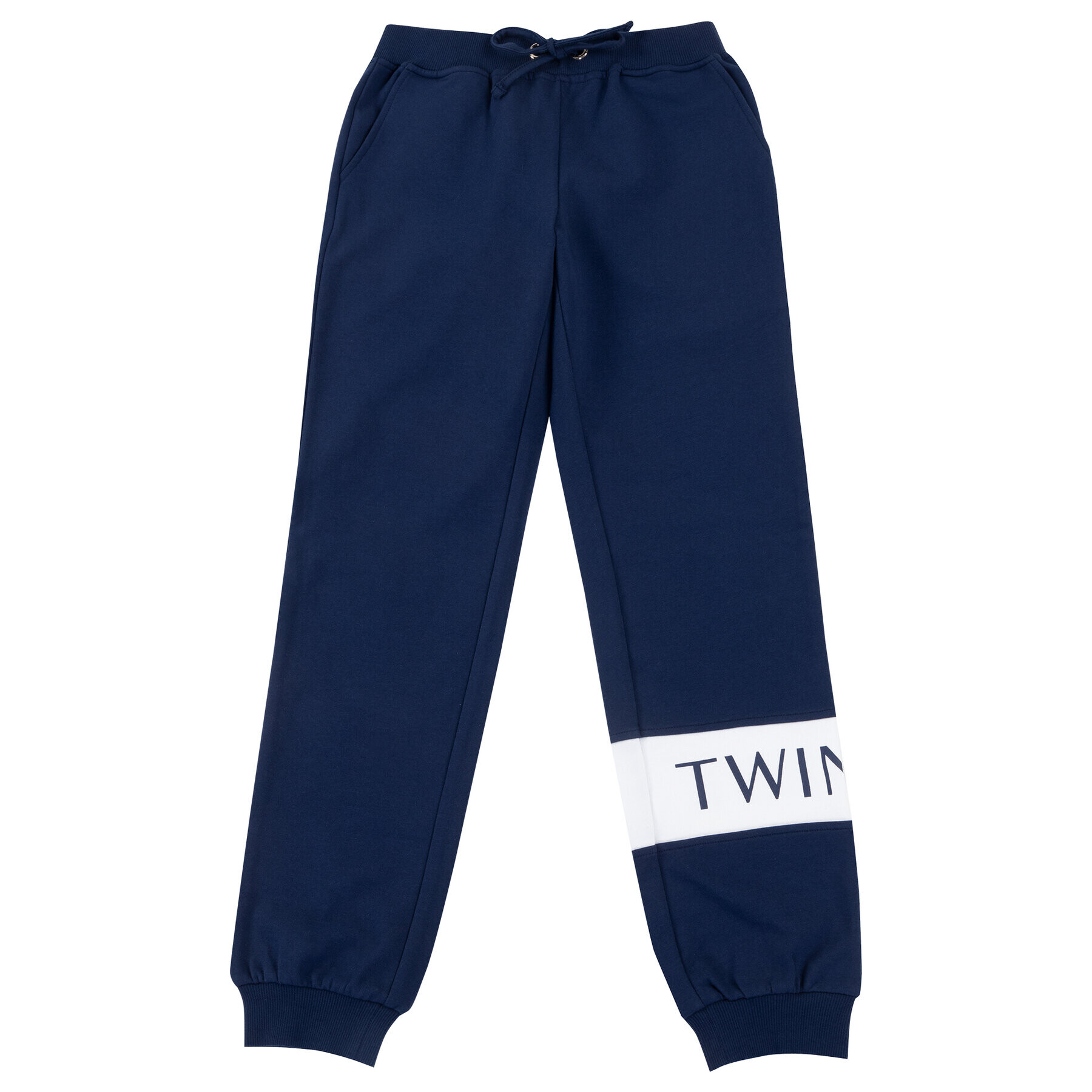 TWINSET Teplákové kalhoty 201GJ2374 D Tmavomodrá Regular Fit - Pepit.cz