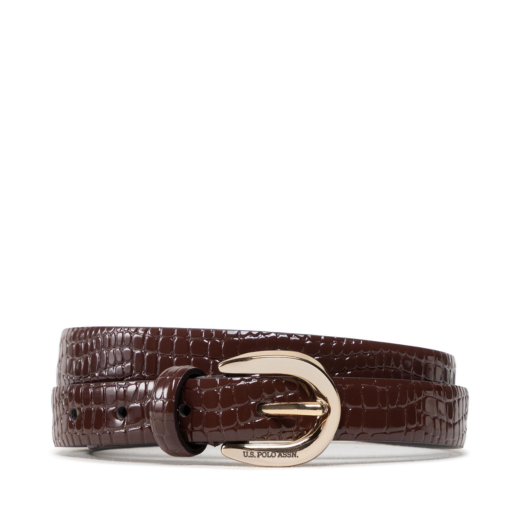 U.S. Polo Assn. Dámský pásek Townie Belt Woman H20 AIUT62331WVP526 Hnědá - Pepit.cz