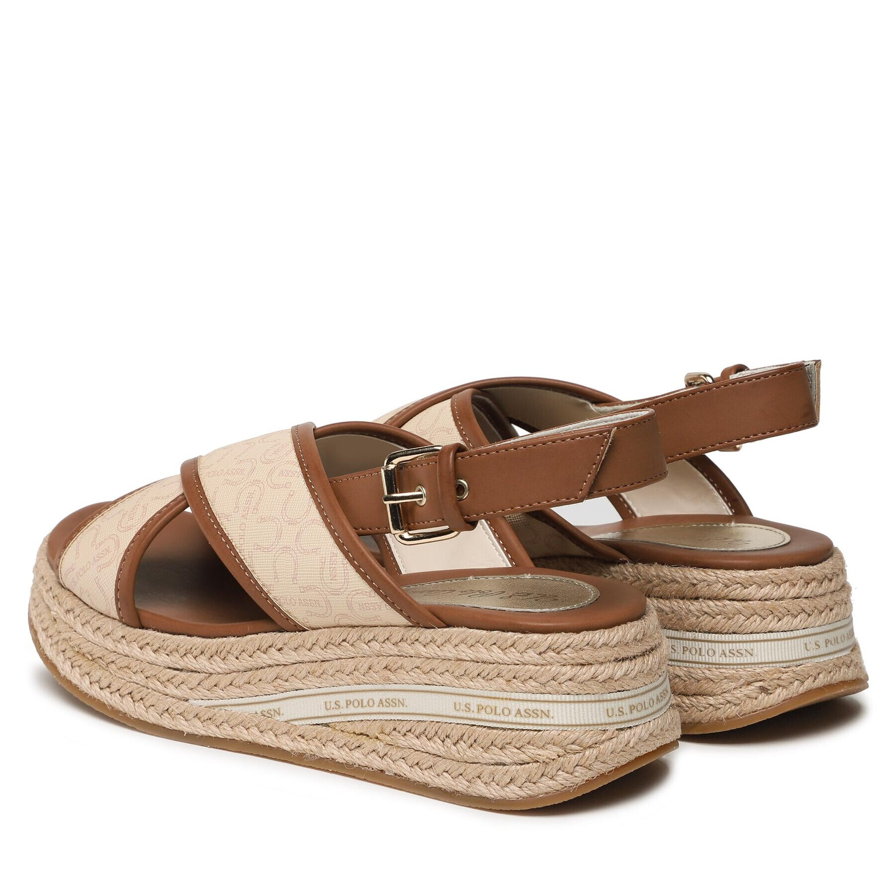 U.S. Polo Assn. Espadrilky Glory GLORY005 Hnědá - Pepit.cz