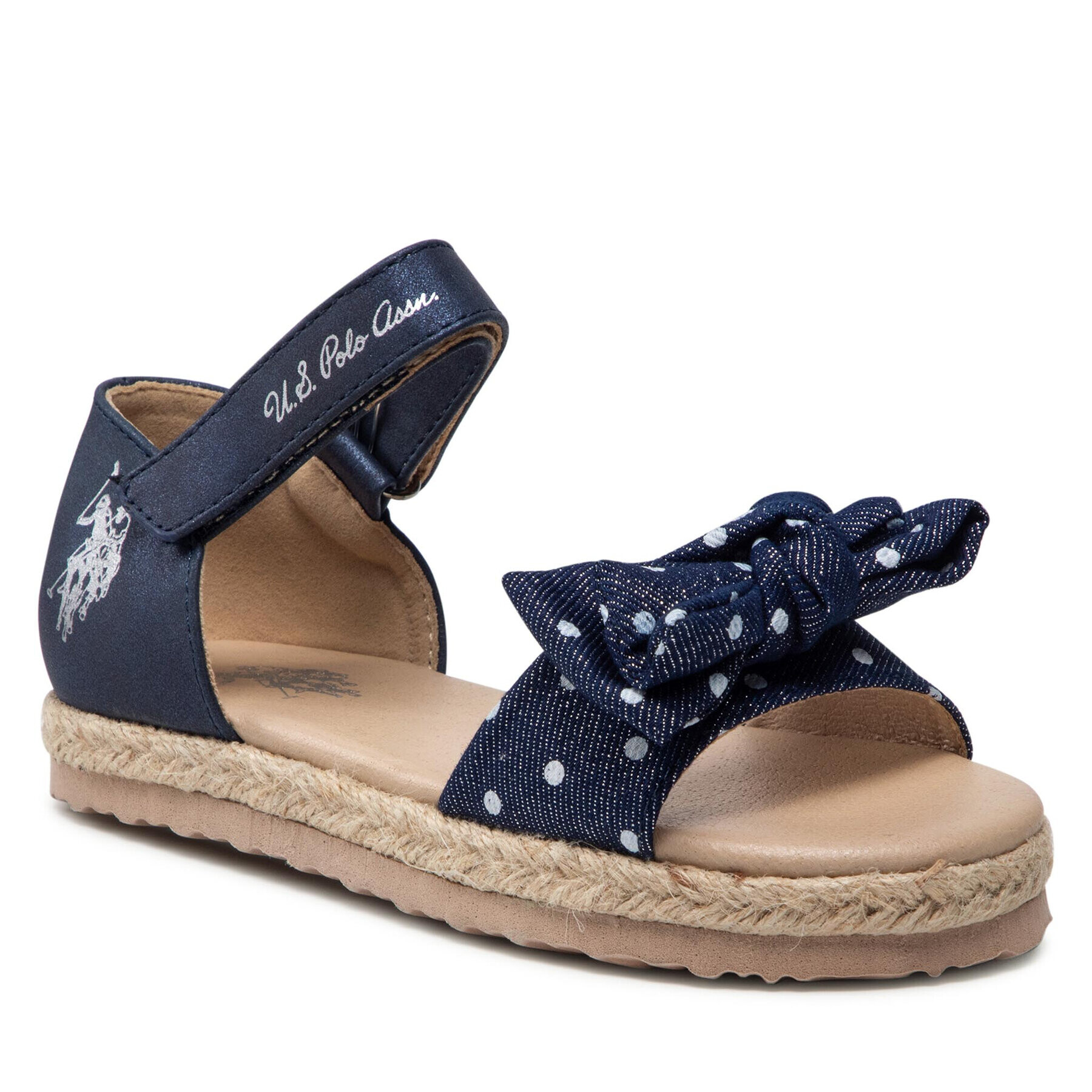 U.S. Polo Assn. Espadrilky Mirta001 Pois MIRTA001K/2YC1 M Tmavomodrá - Pepit.cz