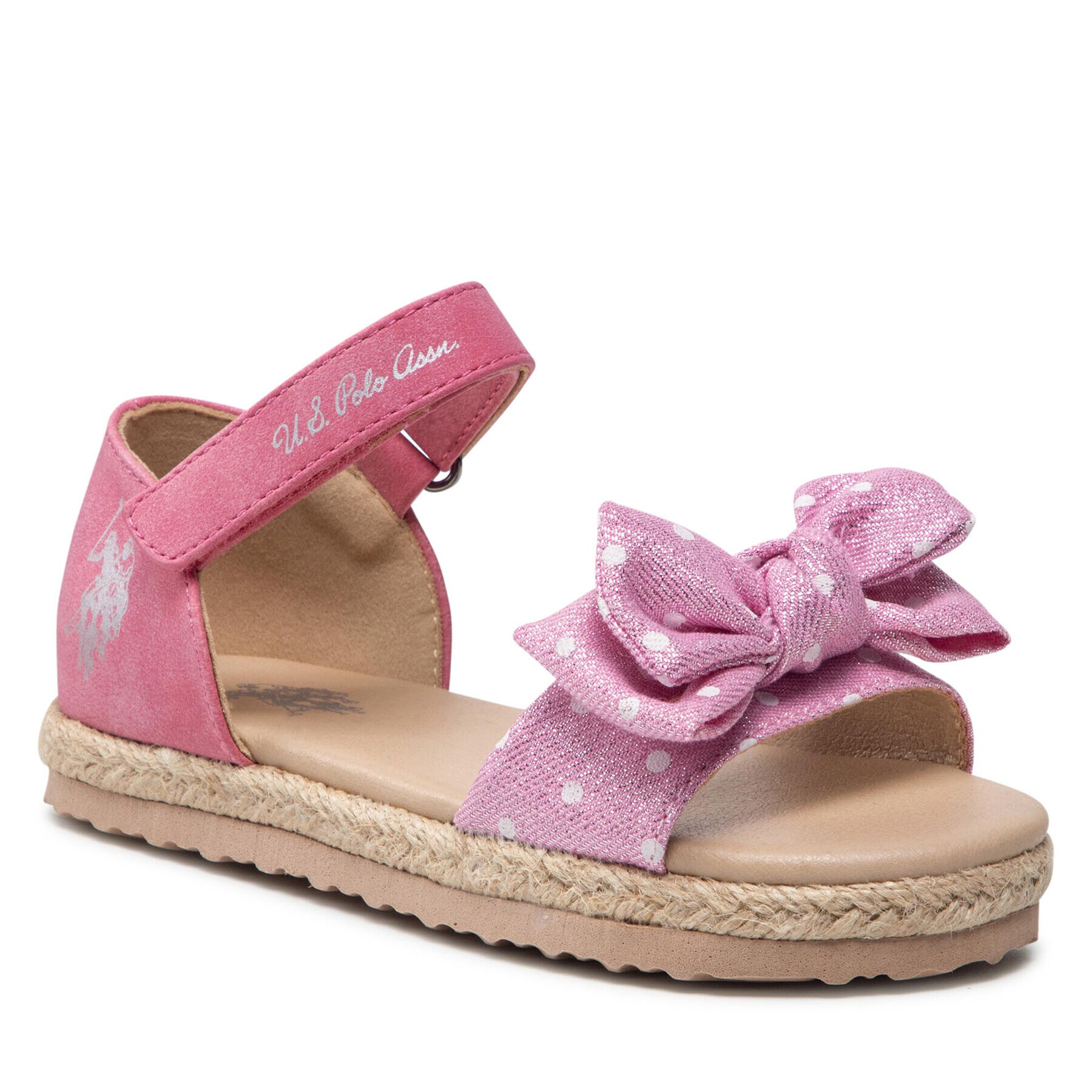 U.S. Polo Assn. Espadrilky Mirta001 Pois MIRTA001K/2YC1 Růžová - Pepit.cz