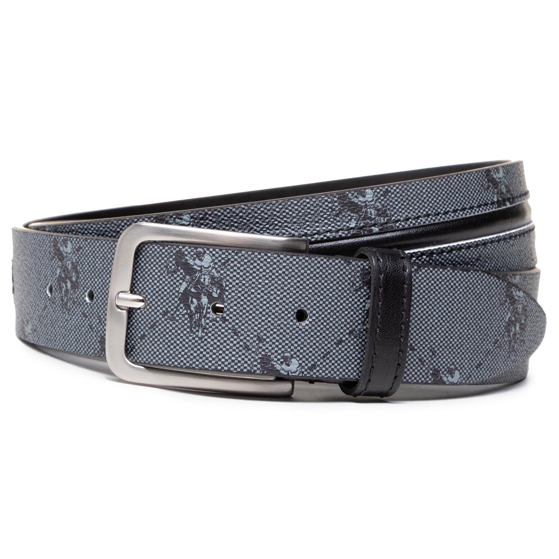 U.S. Polo Assn. Pánský pásek Derry Men's Belt 35H Calf WIUYD2206MPI000 Šedá - Pepit.cz