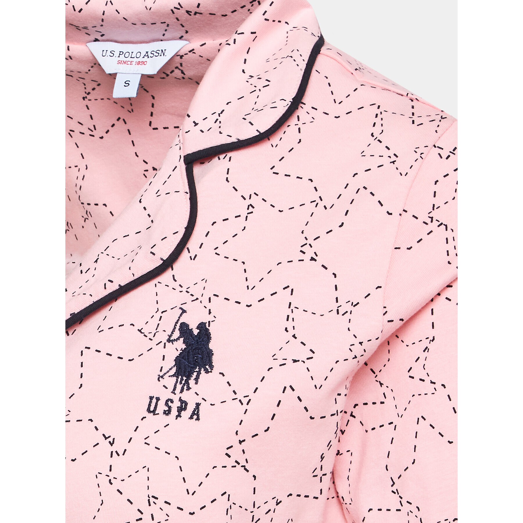 U.S. Polo Assn. Pyžamo Boydan 16836 Růžová Regular Fit - Pepit.cz