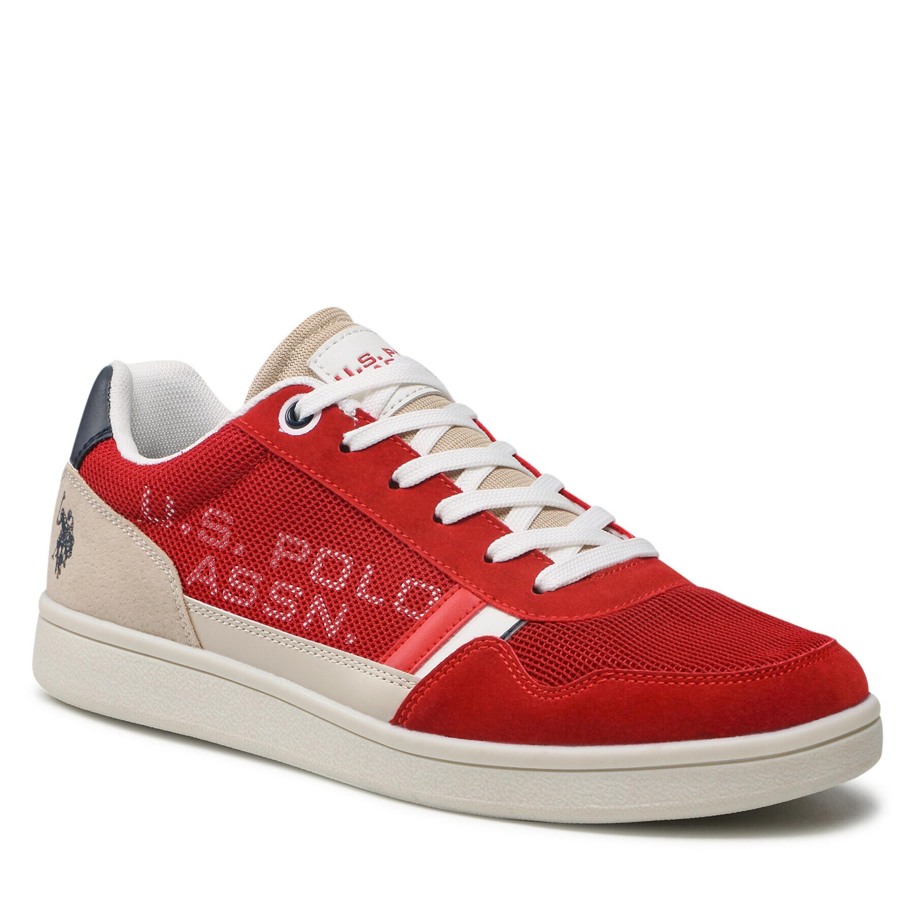 U.S. Polo Assn. Sneakersy Alcor002 ALCOR002M/2HM1 Červená - Pepit.cz