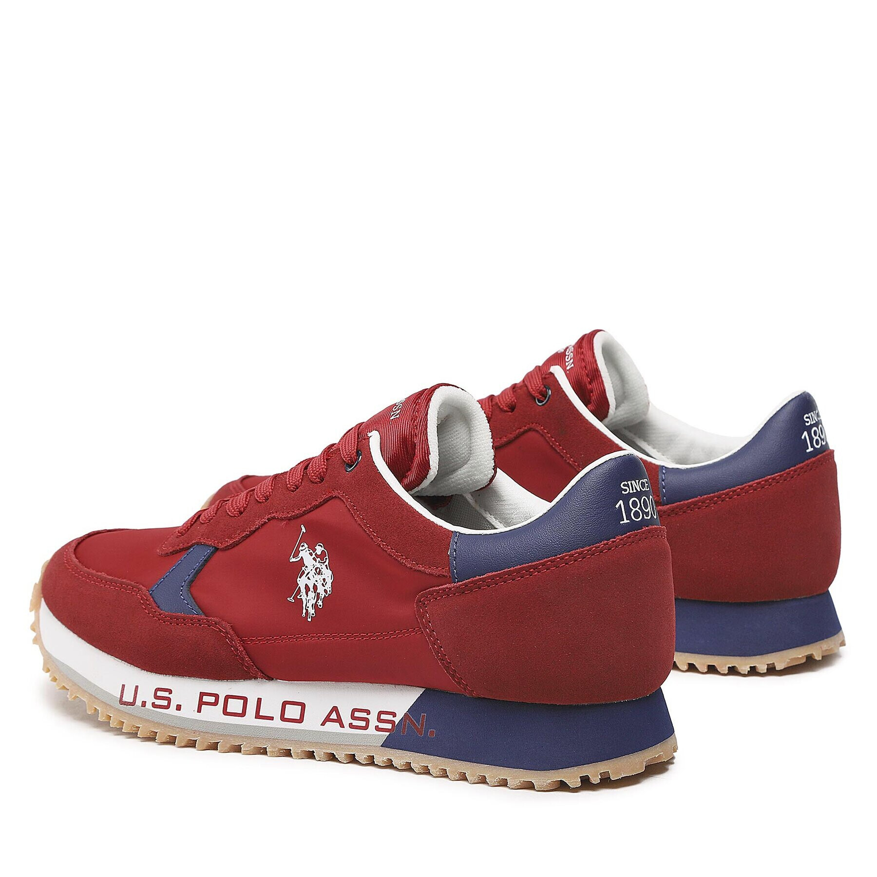 U.S. Polo Assn. Sneakersy Cleef CLEEF001A Červená - Pepit.cz