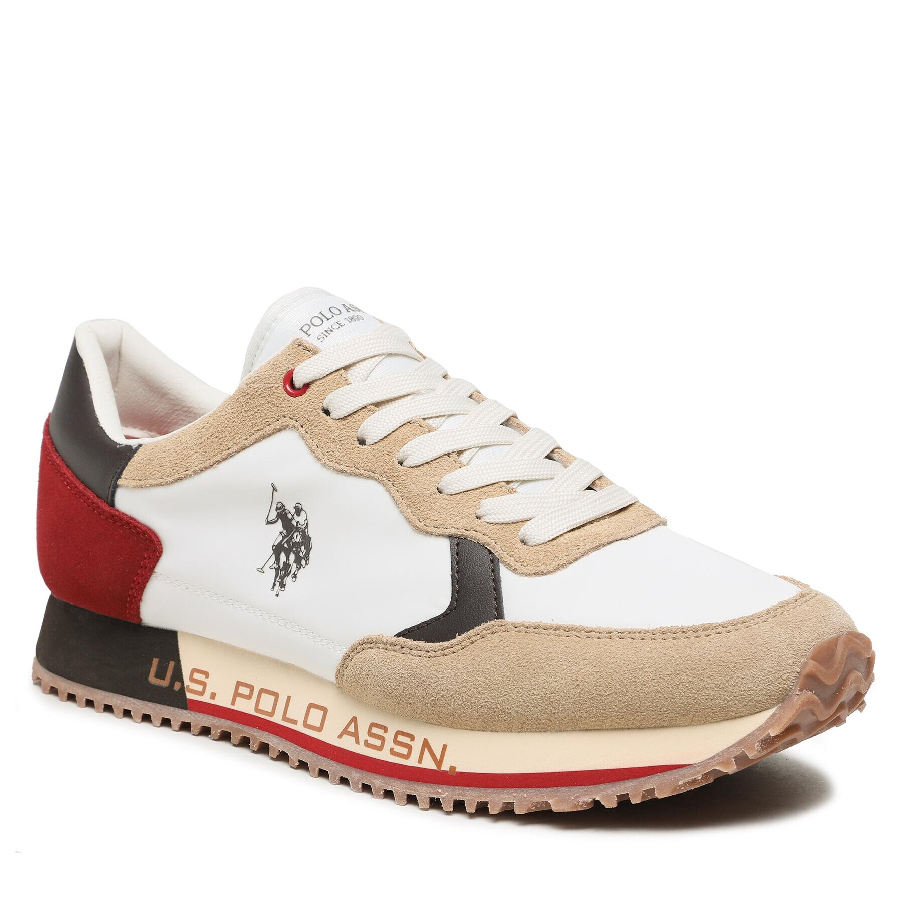 U.S. Polo Assn. Sneakersy Cleef CLEEF001A Hnědá - Pepit.cz