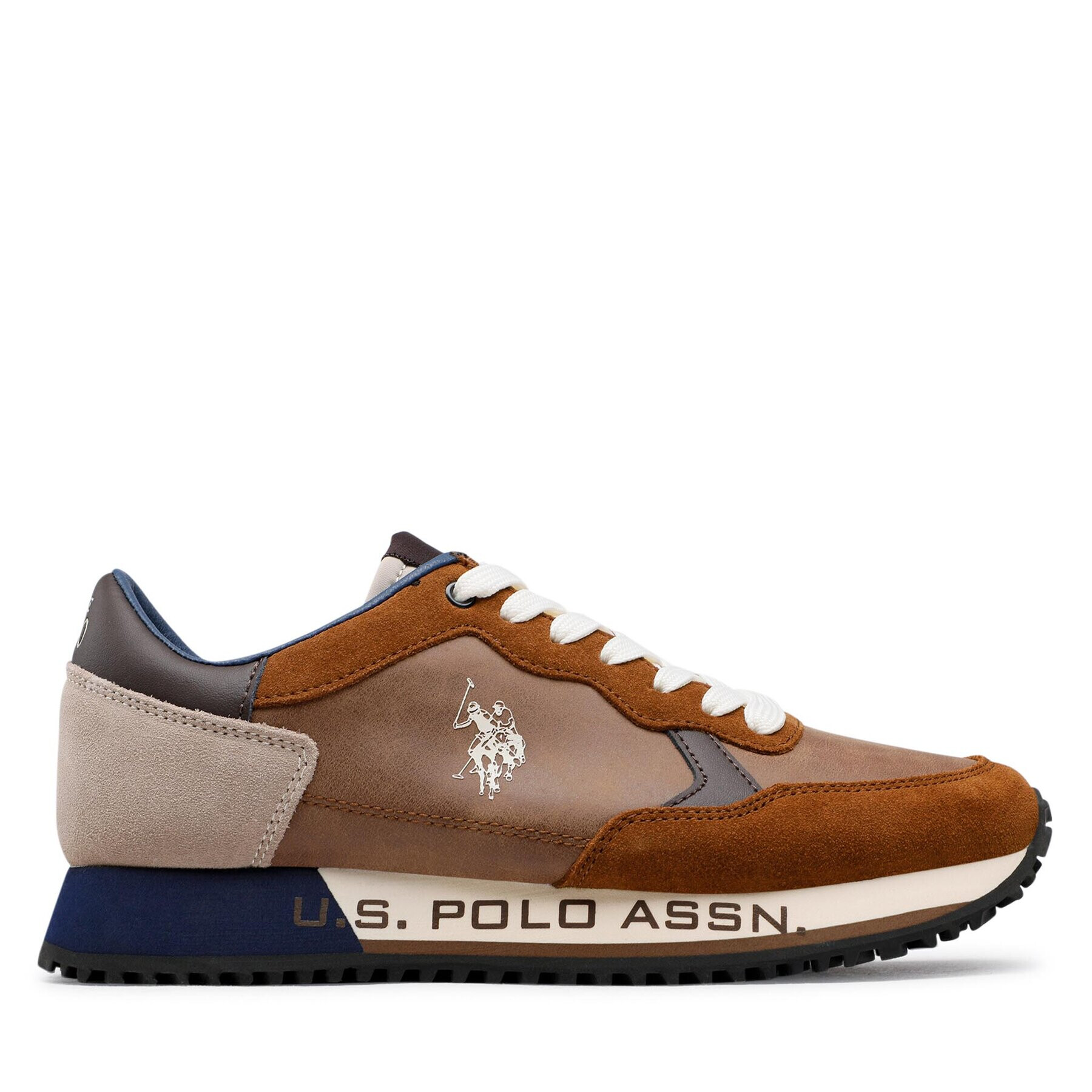 U.S. Polo Assn. Sneakersy Cleef002 CLEEF002M/BYS1 Hnědá - Pepit.cz